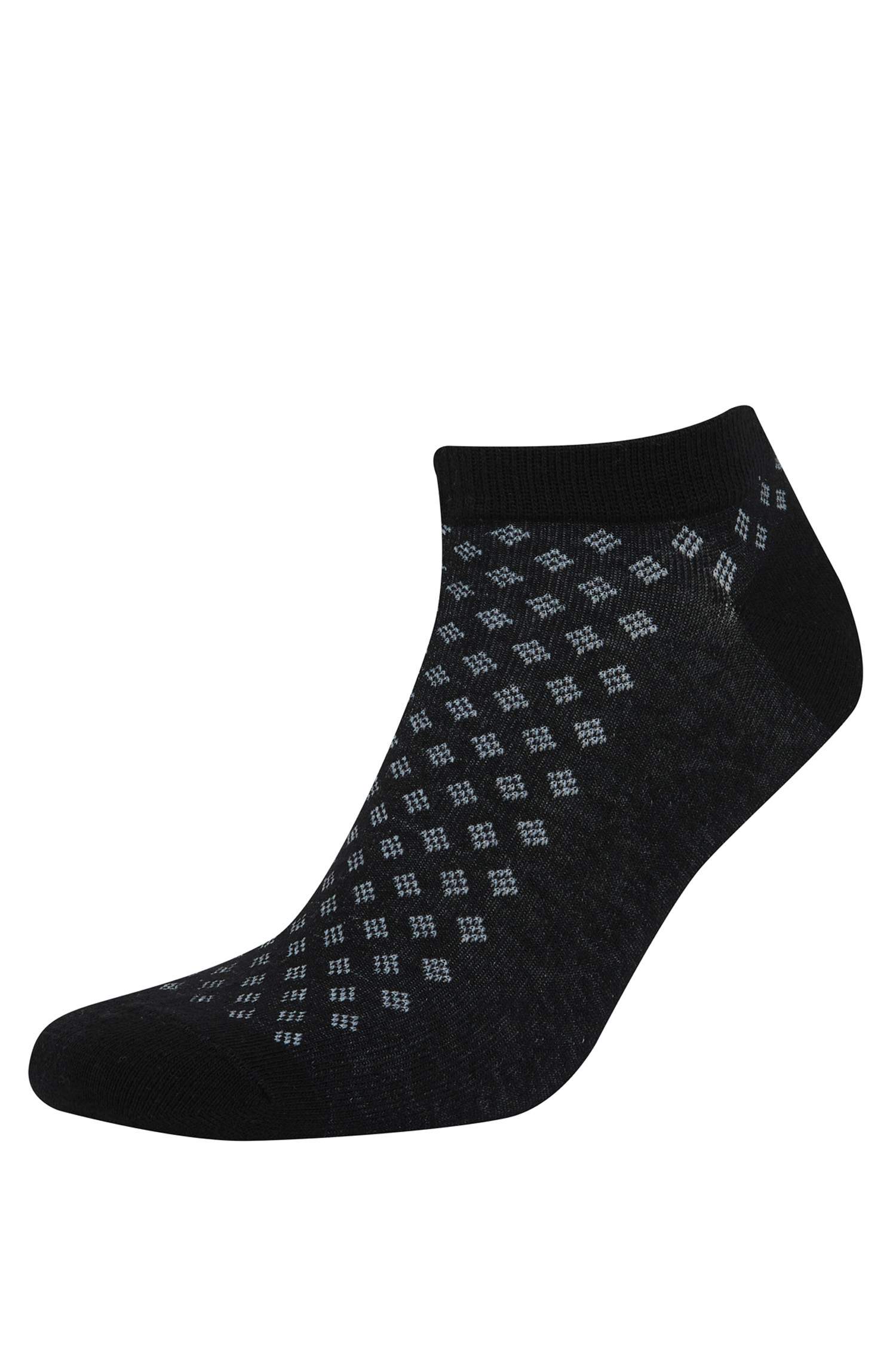 Man 5 Piece Cotton Booties Socks