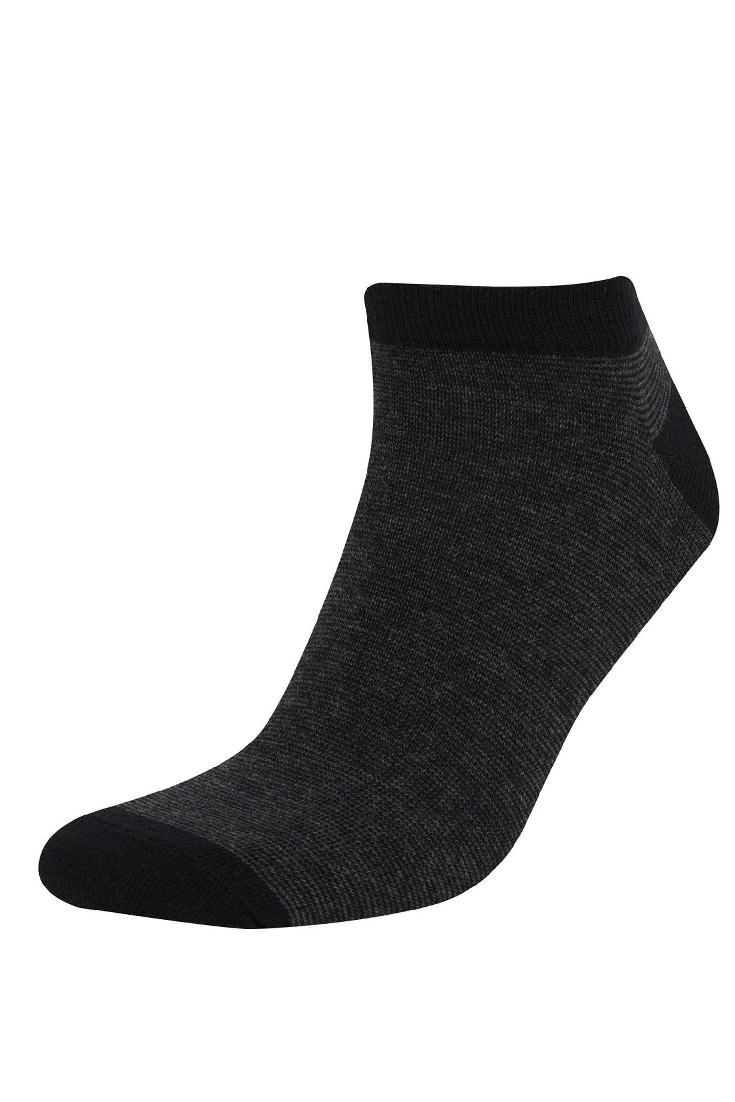 Man 5 Piece Cotton Booties Socks