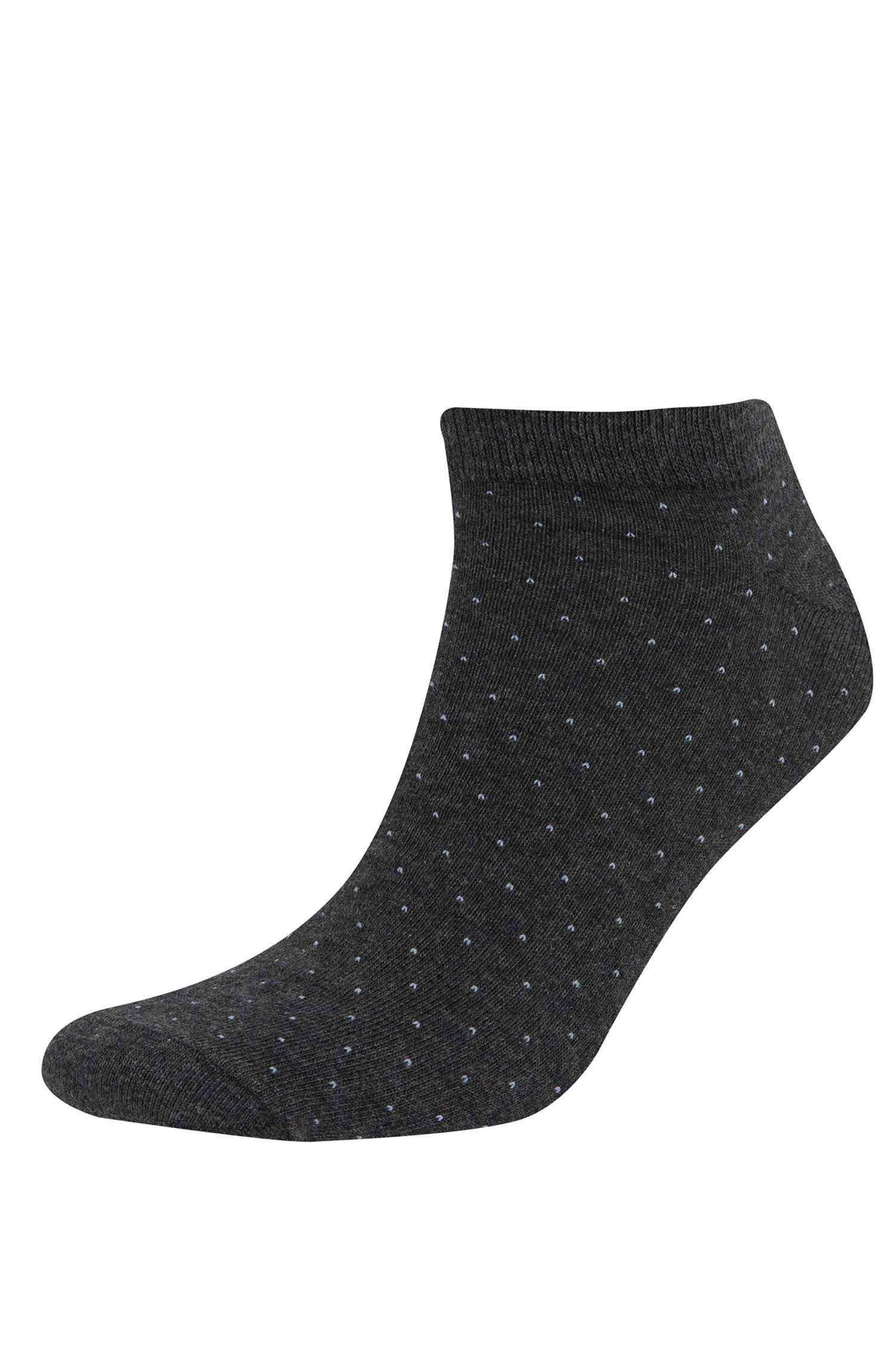 Man 5 Piece Cotton Booties Socks