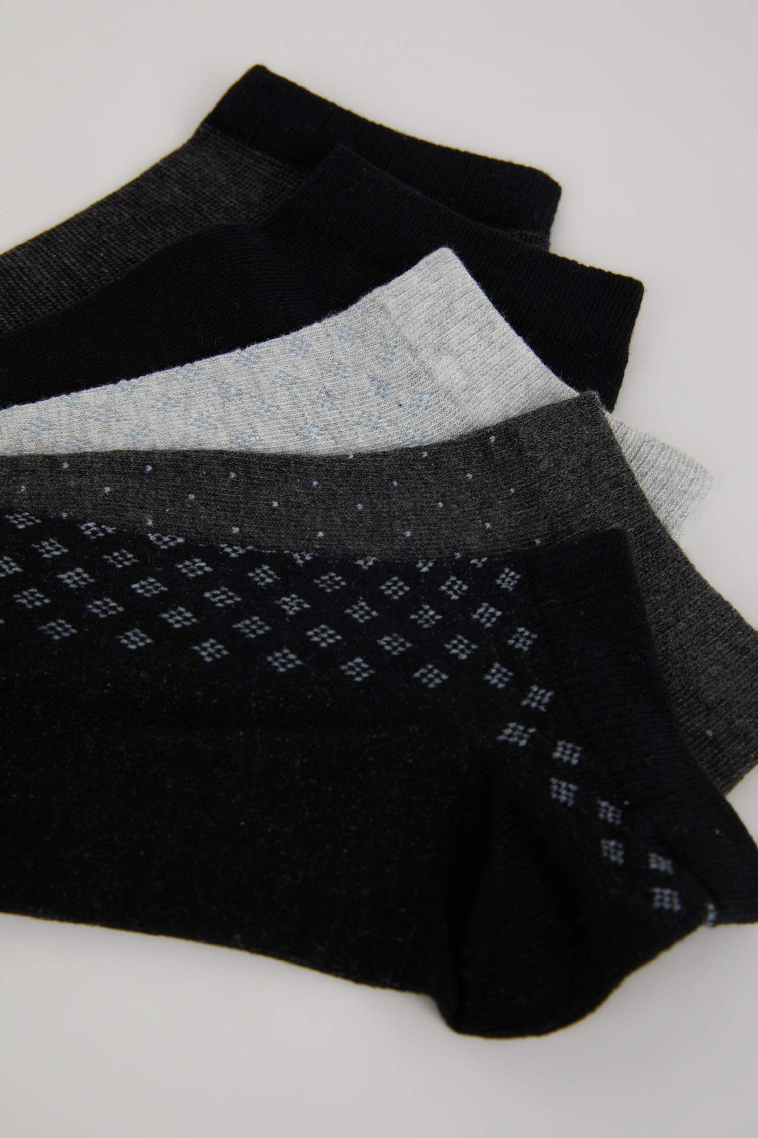 جوارب قصيرة قطن للرجال - 5 قطع