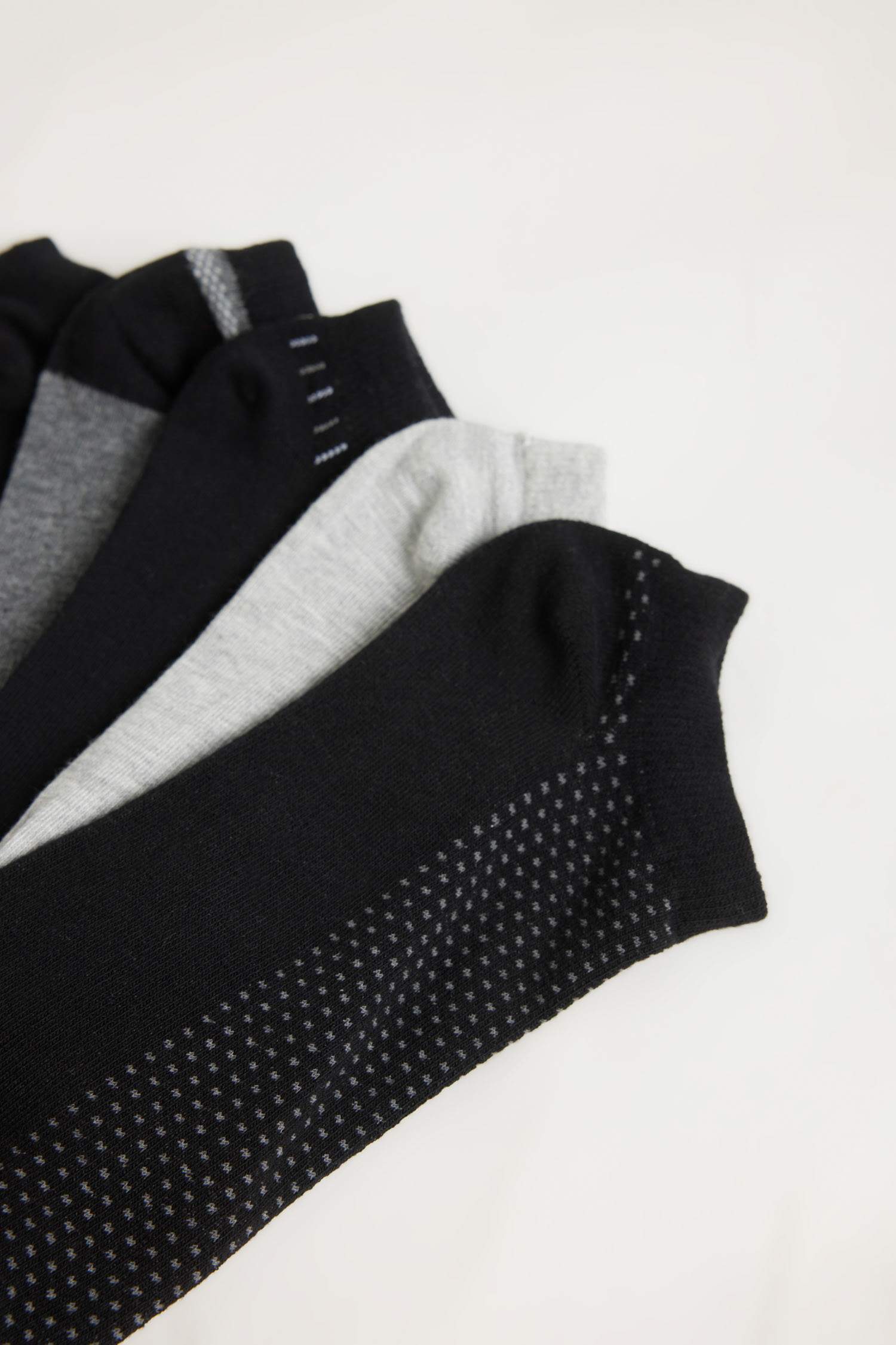 Erkek 5'li Pamuklu Patik Çorap