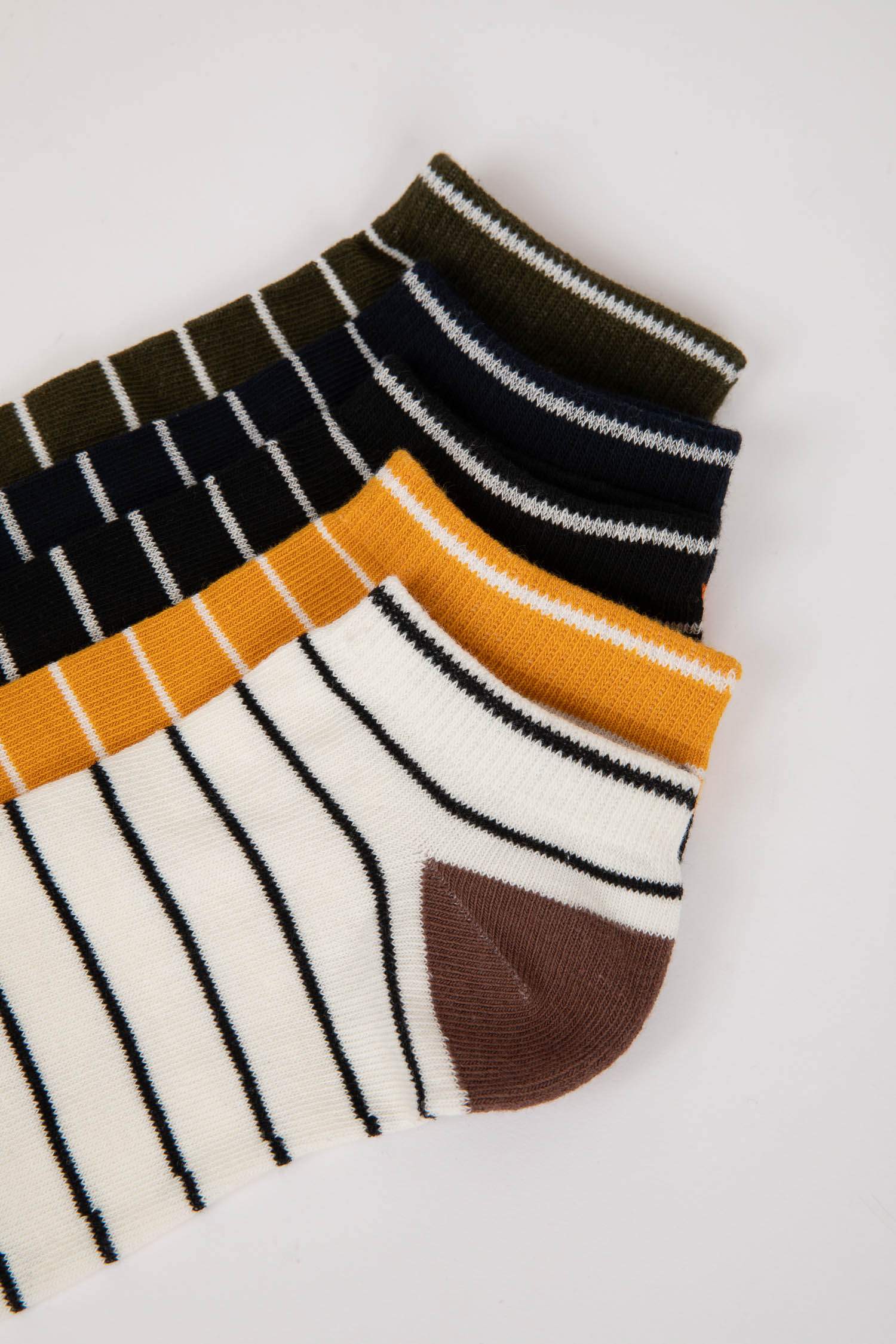 جوارب قصيرة قطن ولادي - 5 قطع