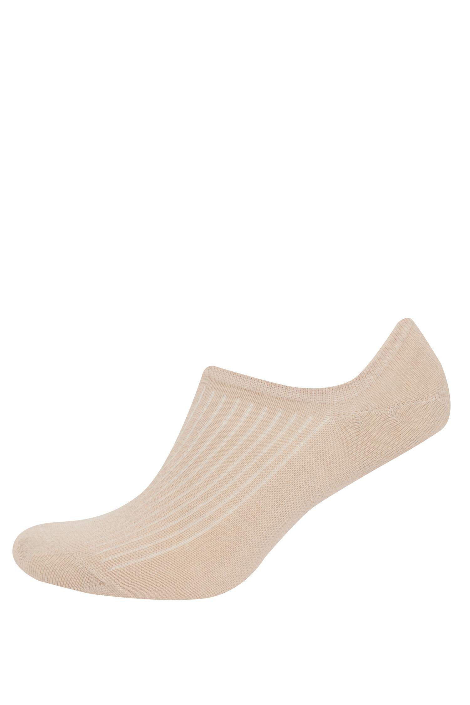 Erkek Görünmez 3'lü Pamuklu Sneaker Çorap