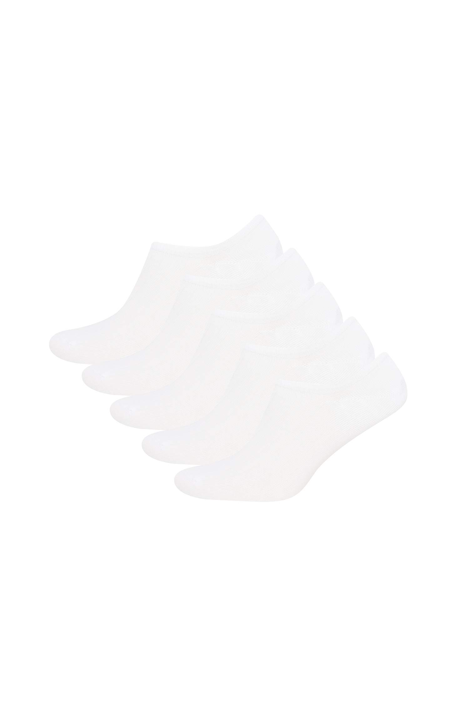 جوارب سنيكرز رجالي قطن - 5 قطع