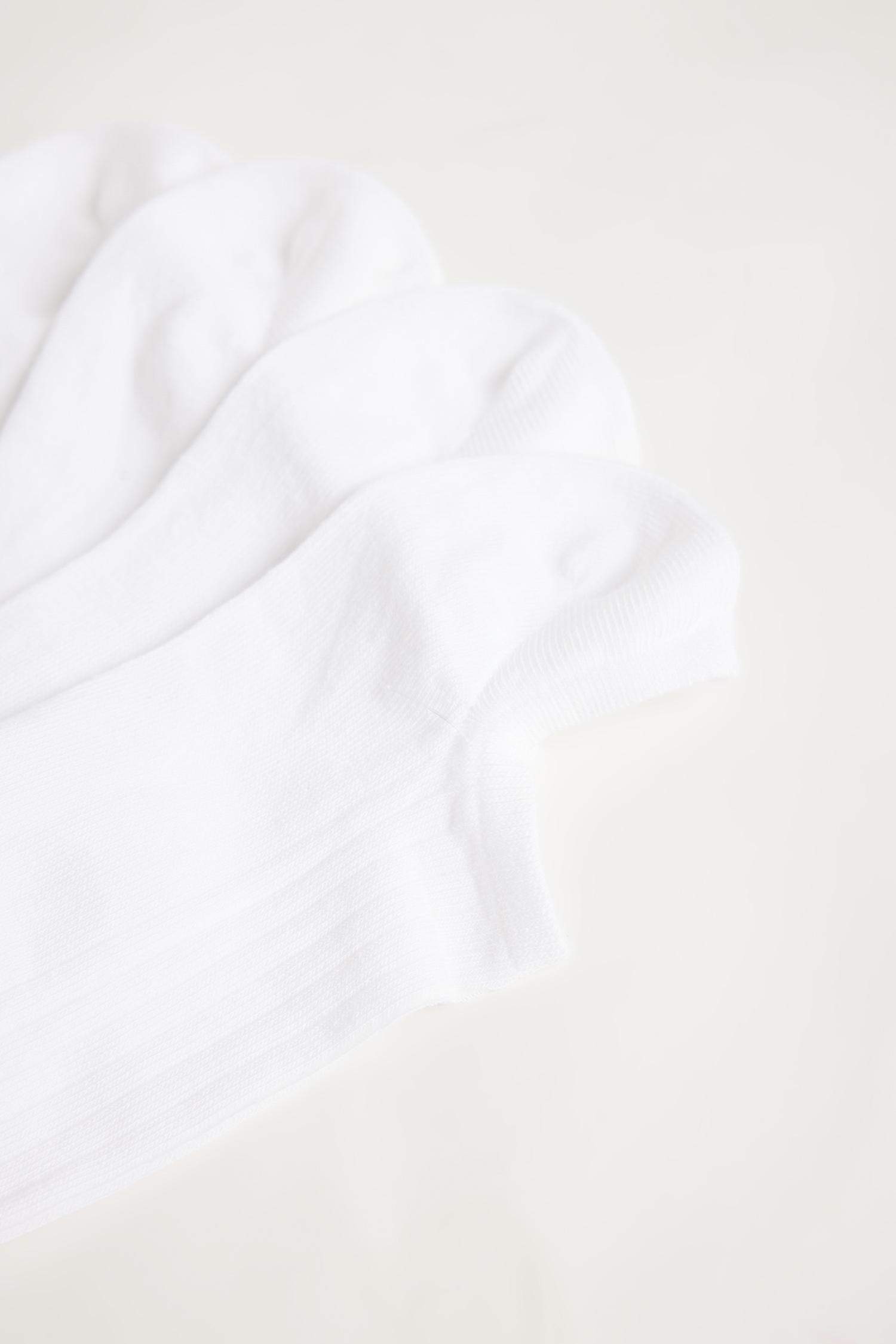 جوارب سنيكرز رجالي قطن - 5 قطع