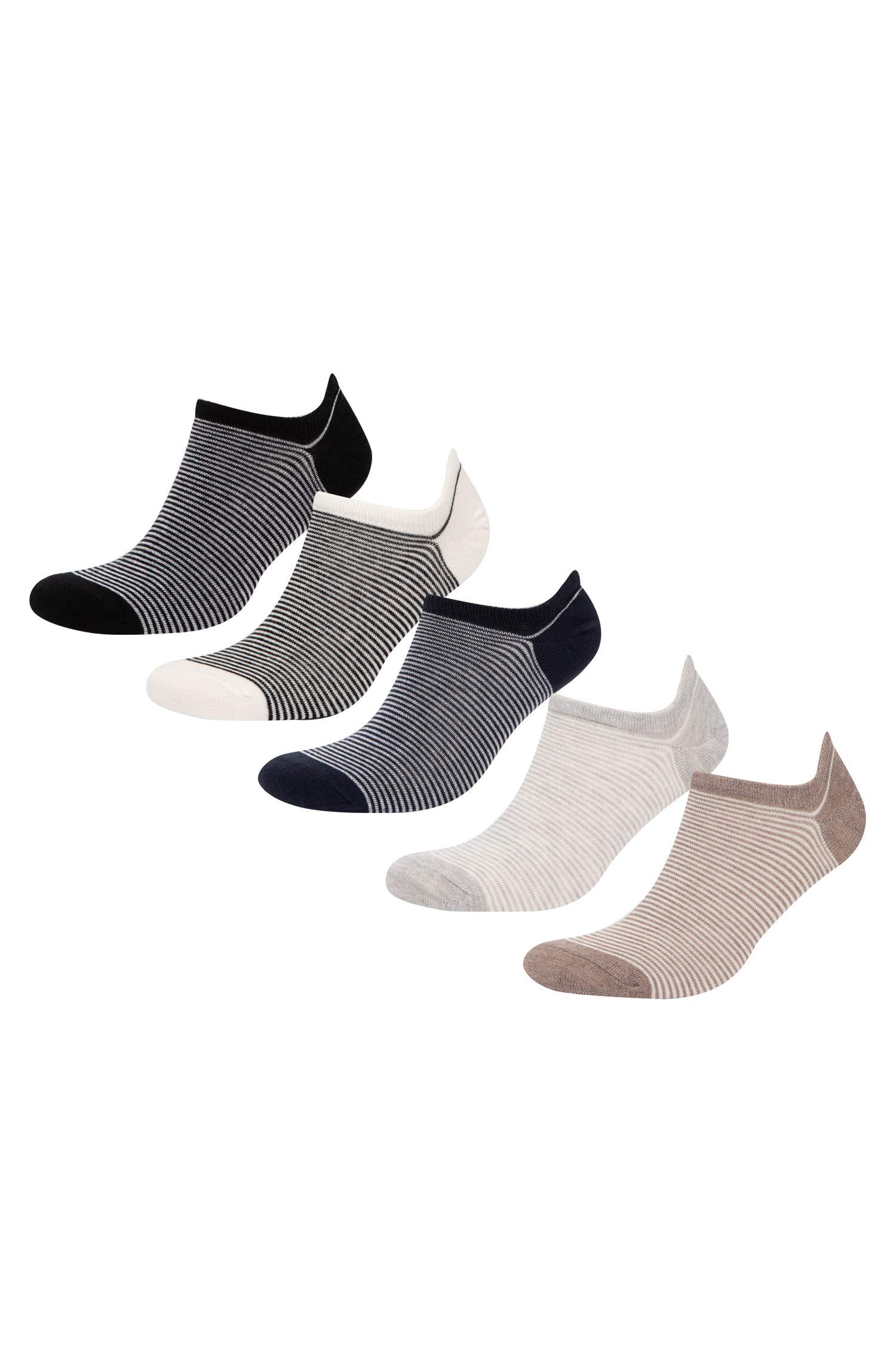 Lot de 5 Chaussettes courtes en Coton pour Homme