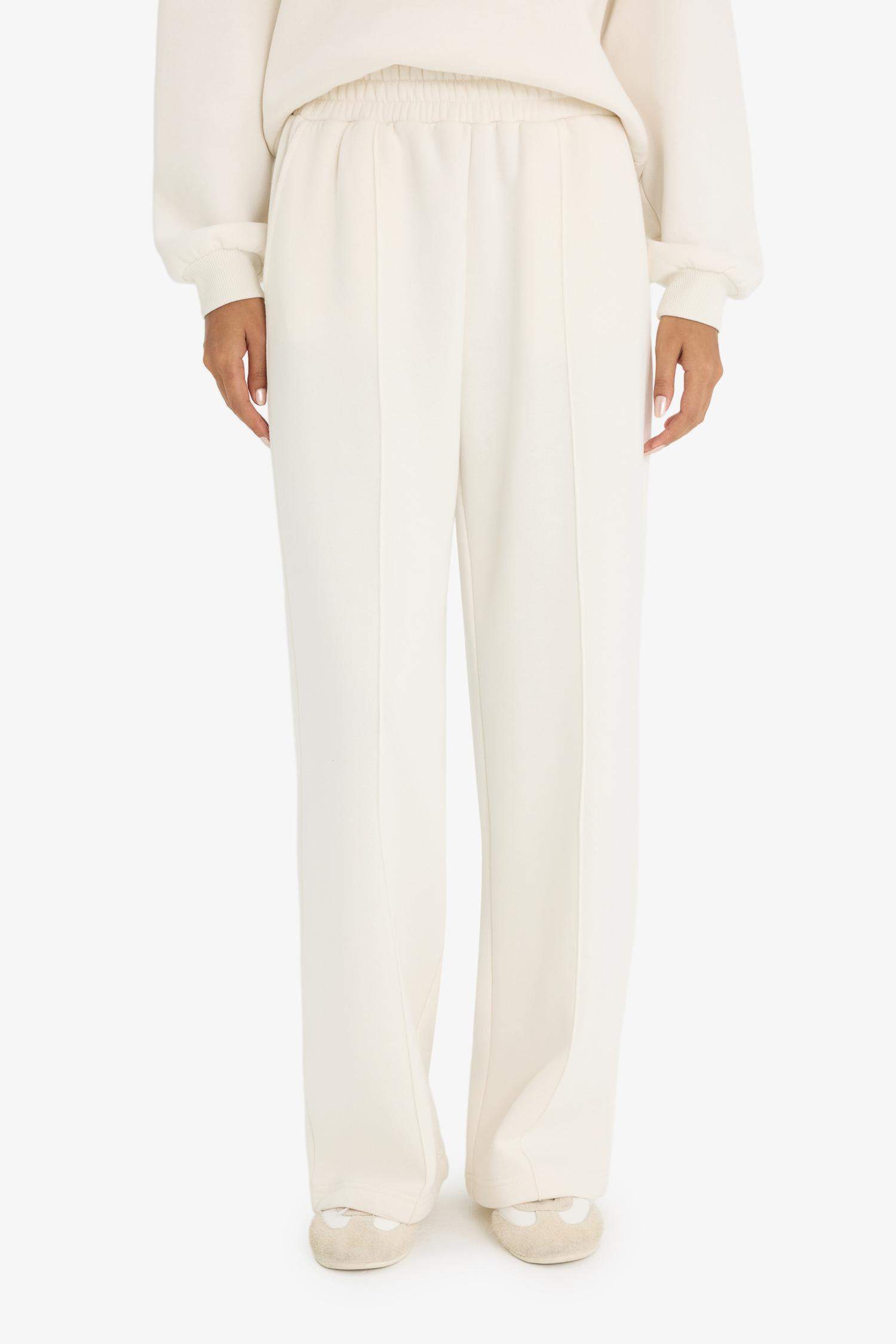 بنطرون ثقيل وايد ليج برجل واسع بجيب