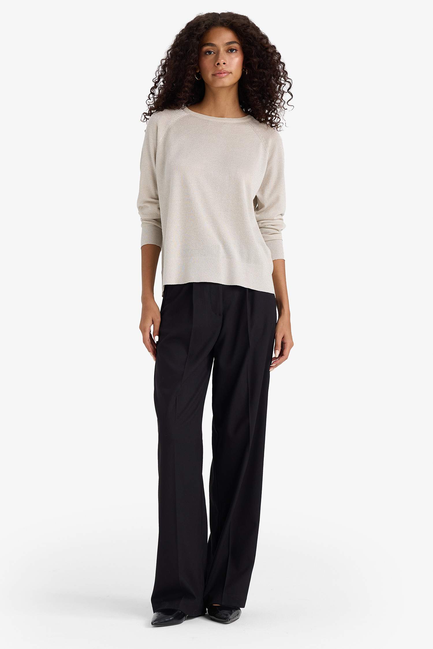 Regular Fit Bisiklet Yaka Triko Kazak