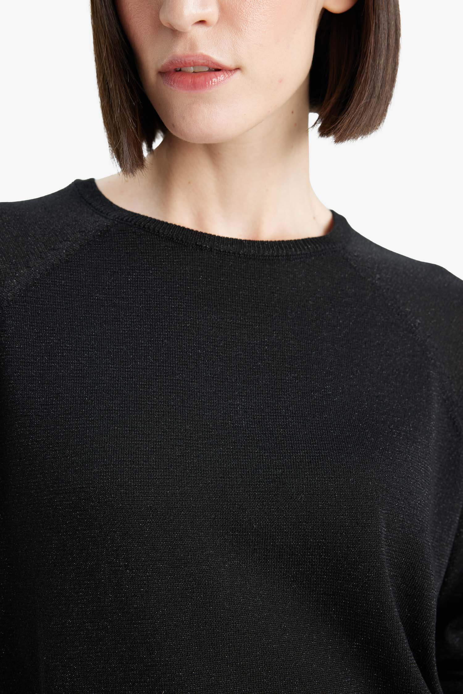 Regular Fit Bisiklet Yaka Triko Kazak