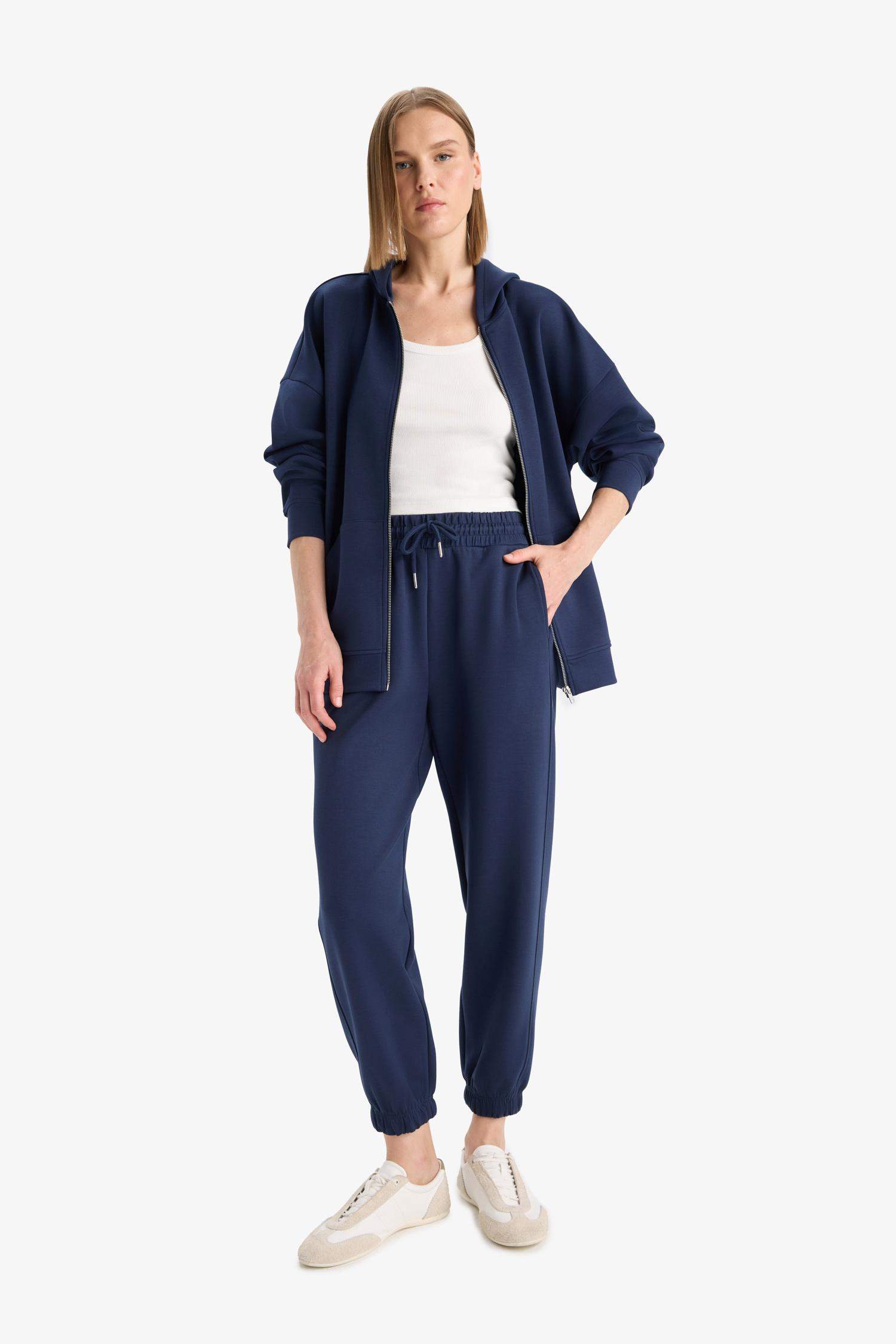 Jogger Standard Fit Scuba Fabric Trousers