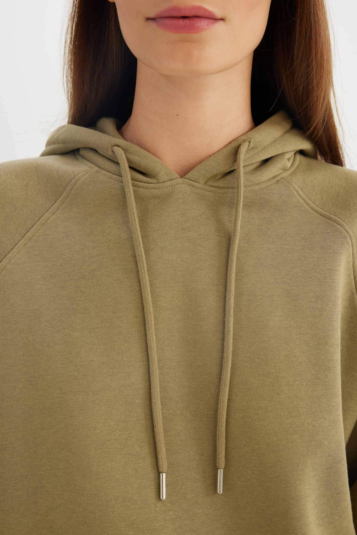 үлкен пішім бас киімді Свитер