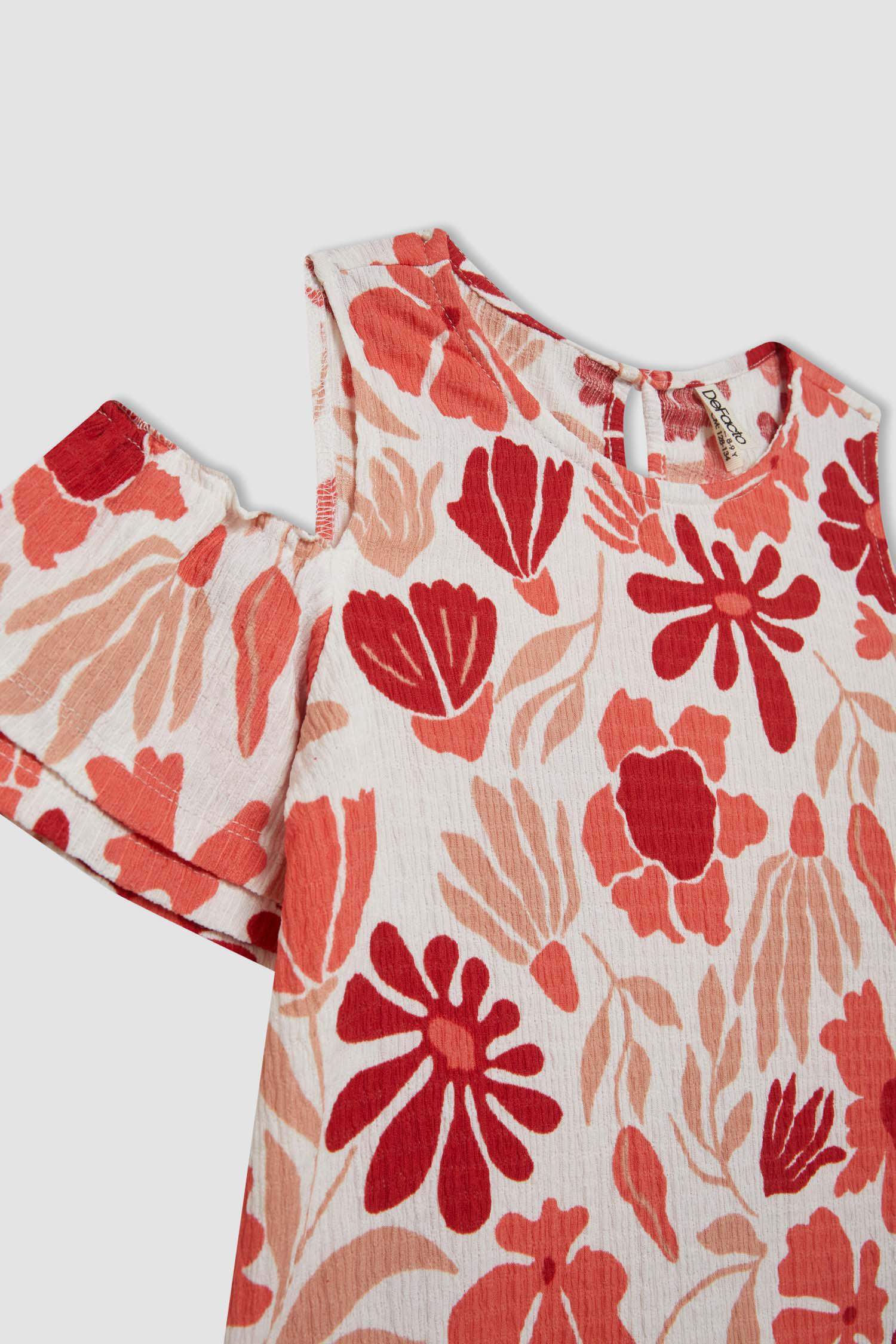 تيشيرت نص ردن منسوج قصة عادية بياخة مستديرة