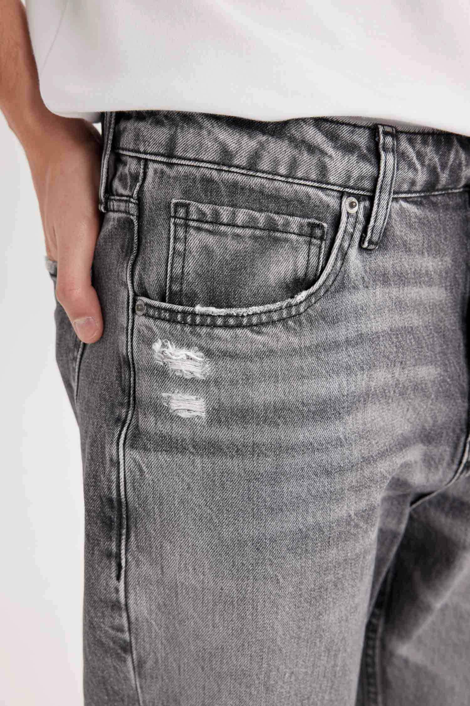 %100 Pamuk 90's Slim Fit Dar Kalıp Yüksek Bel Dar Paça Jean Pantolon