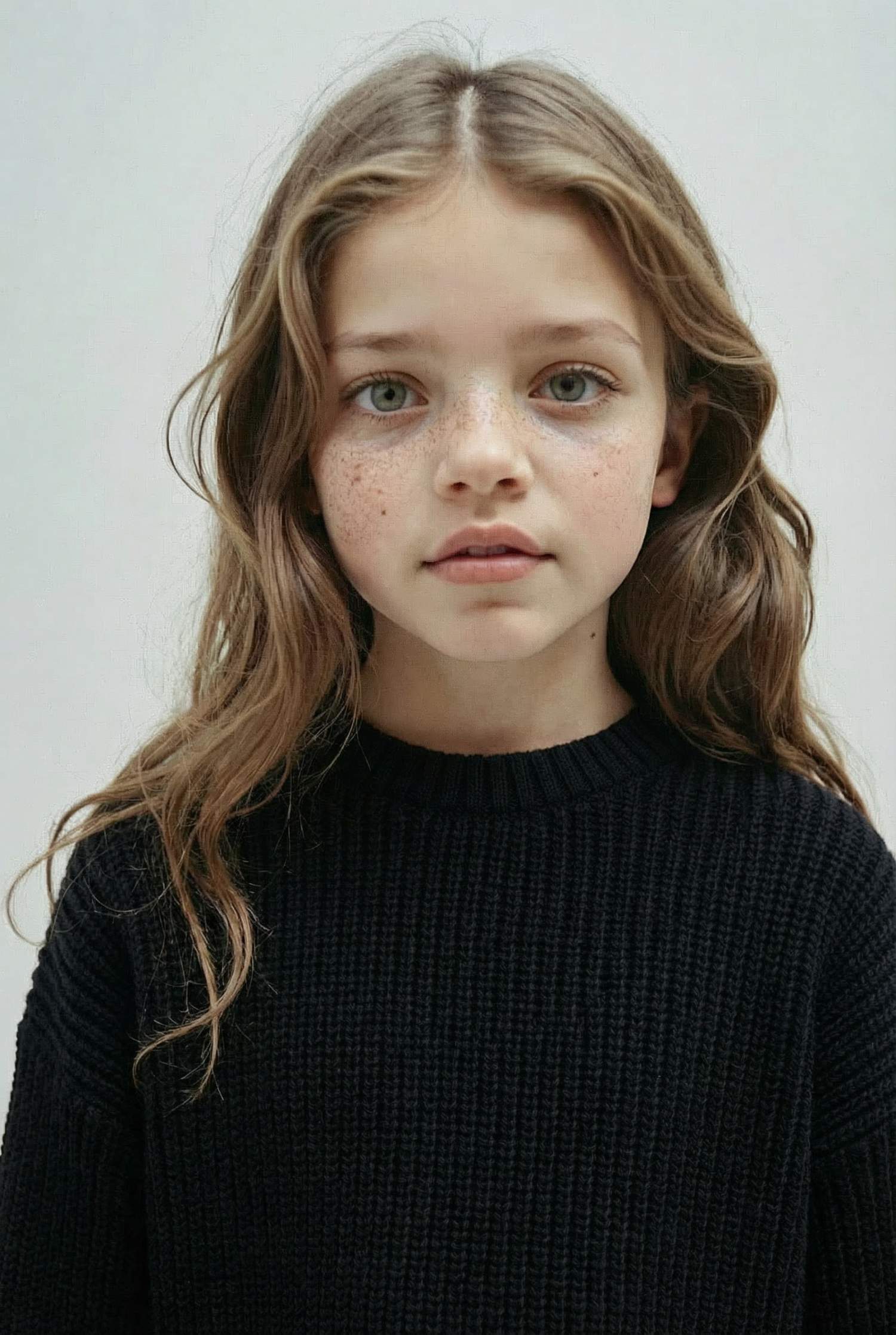 Girl Standard Fit Crew Neck Pullover