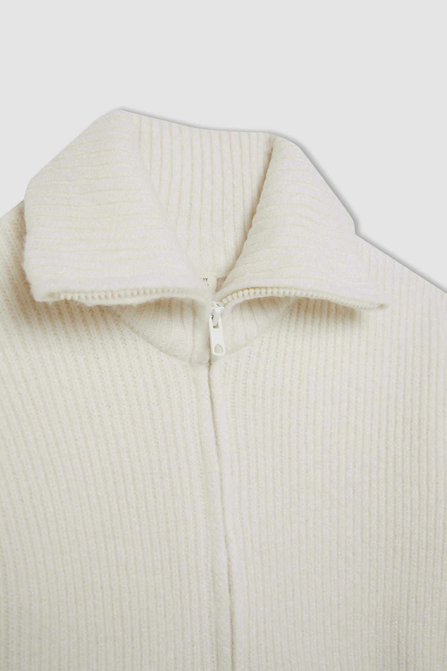 Girl Zippered School Sweatshirt