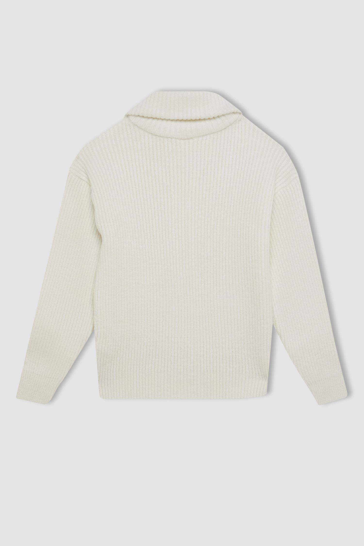 Girl Zippered School Sweatshirt