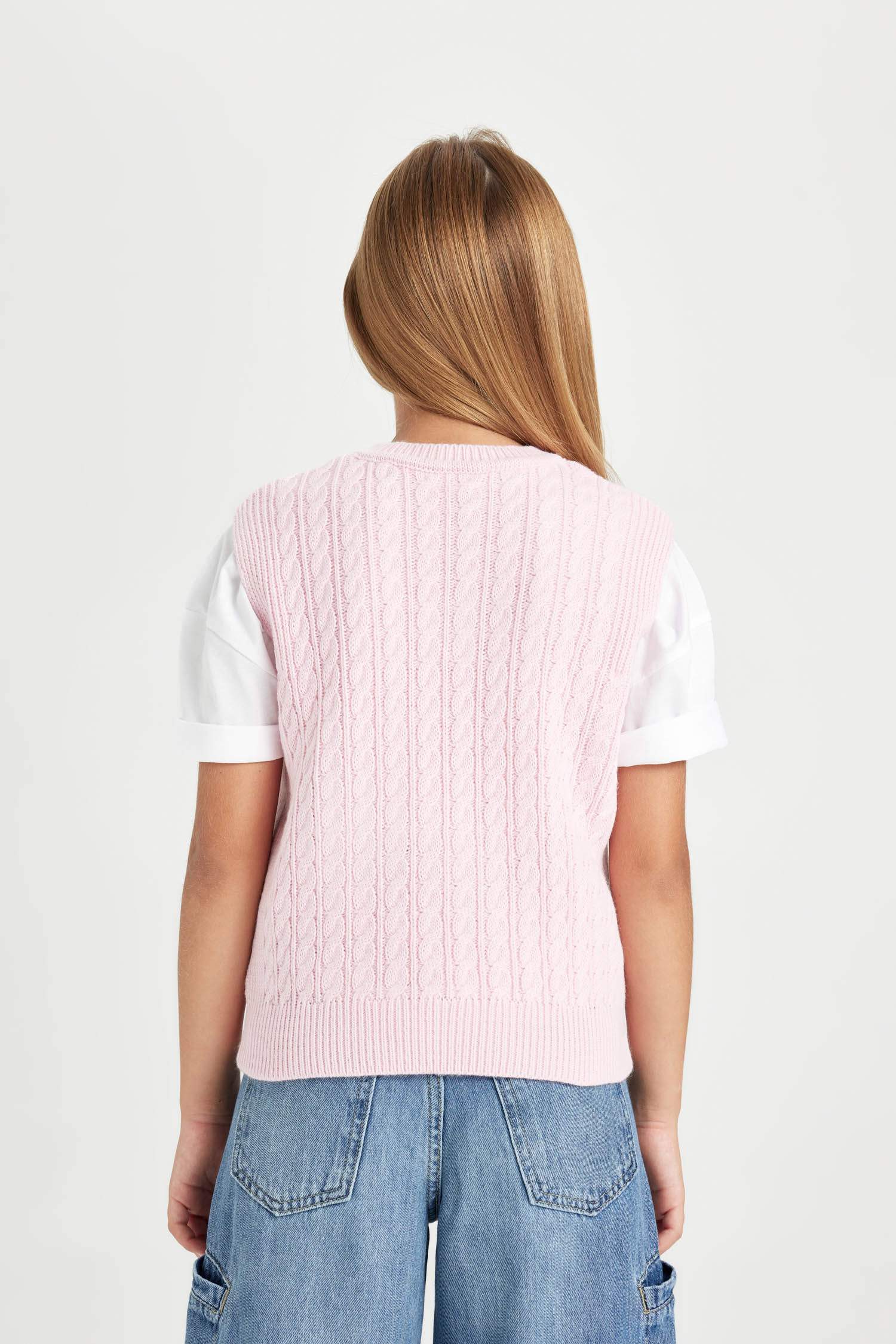 Girl Standard Fit Sweater Vest