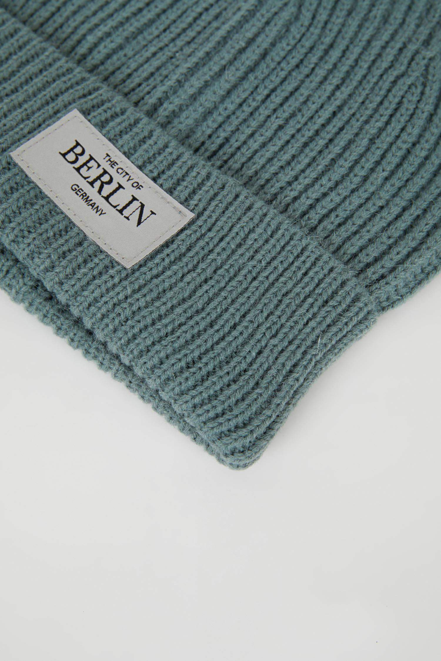 Woman City Themed Woven Labeled Beanie