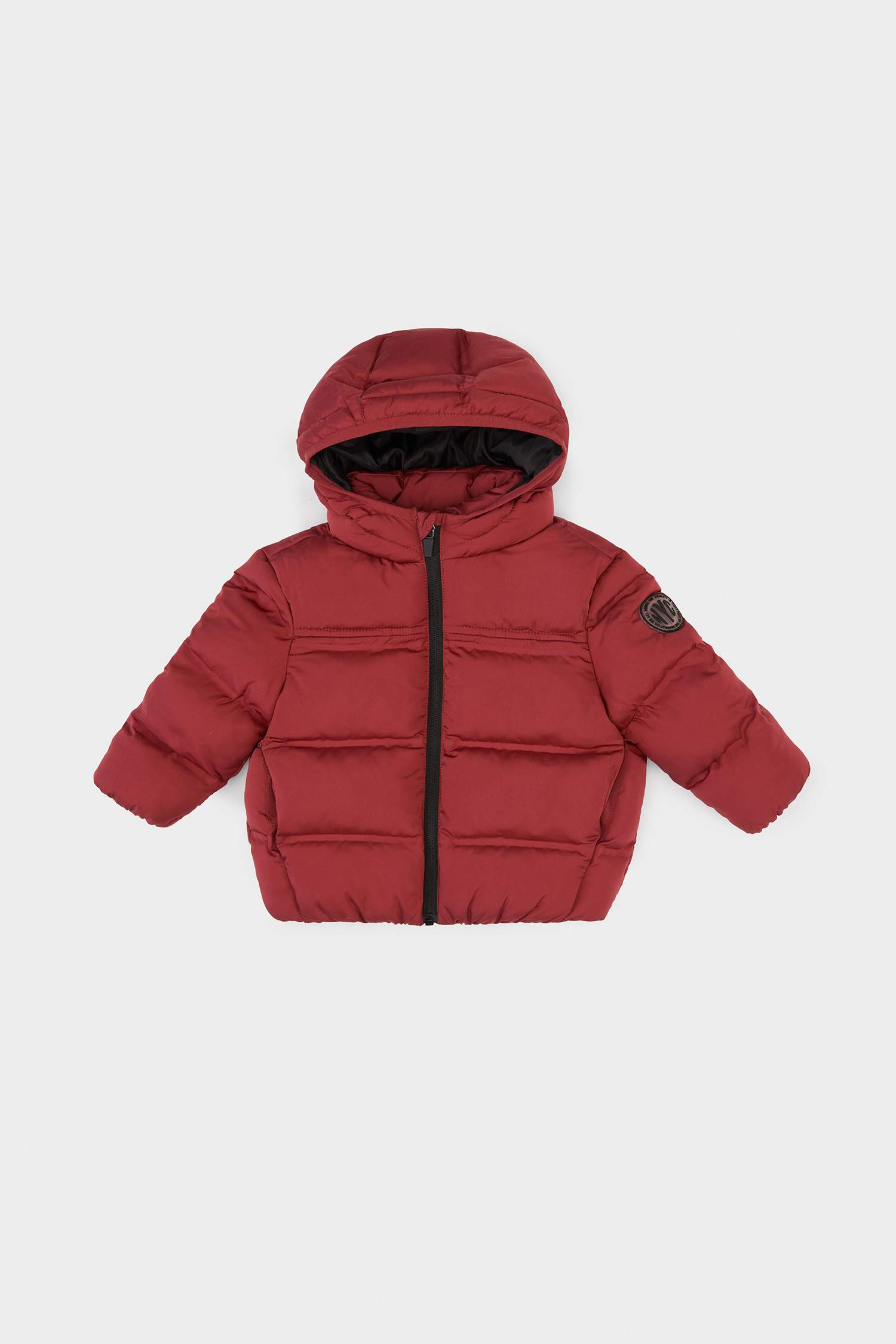 Baby Boy Zipper Hooded Puffer Jacket