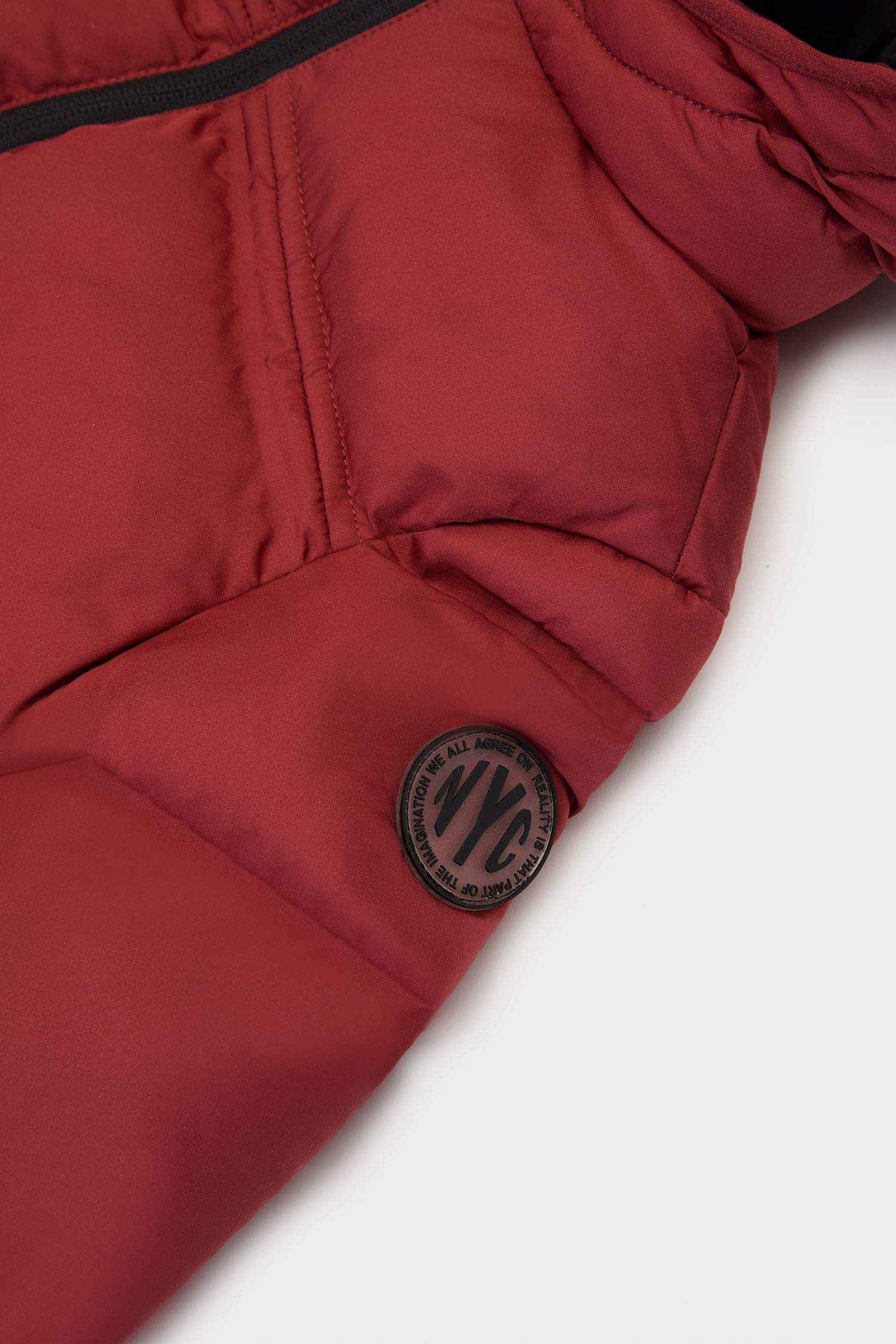 Baby Boy Zipper Hooded Puffer Jacket