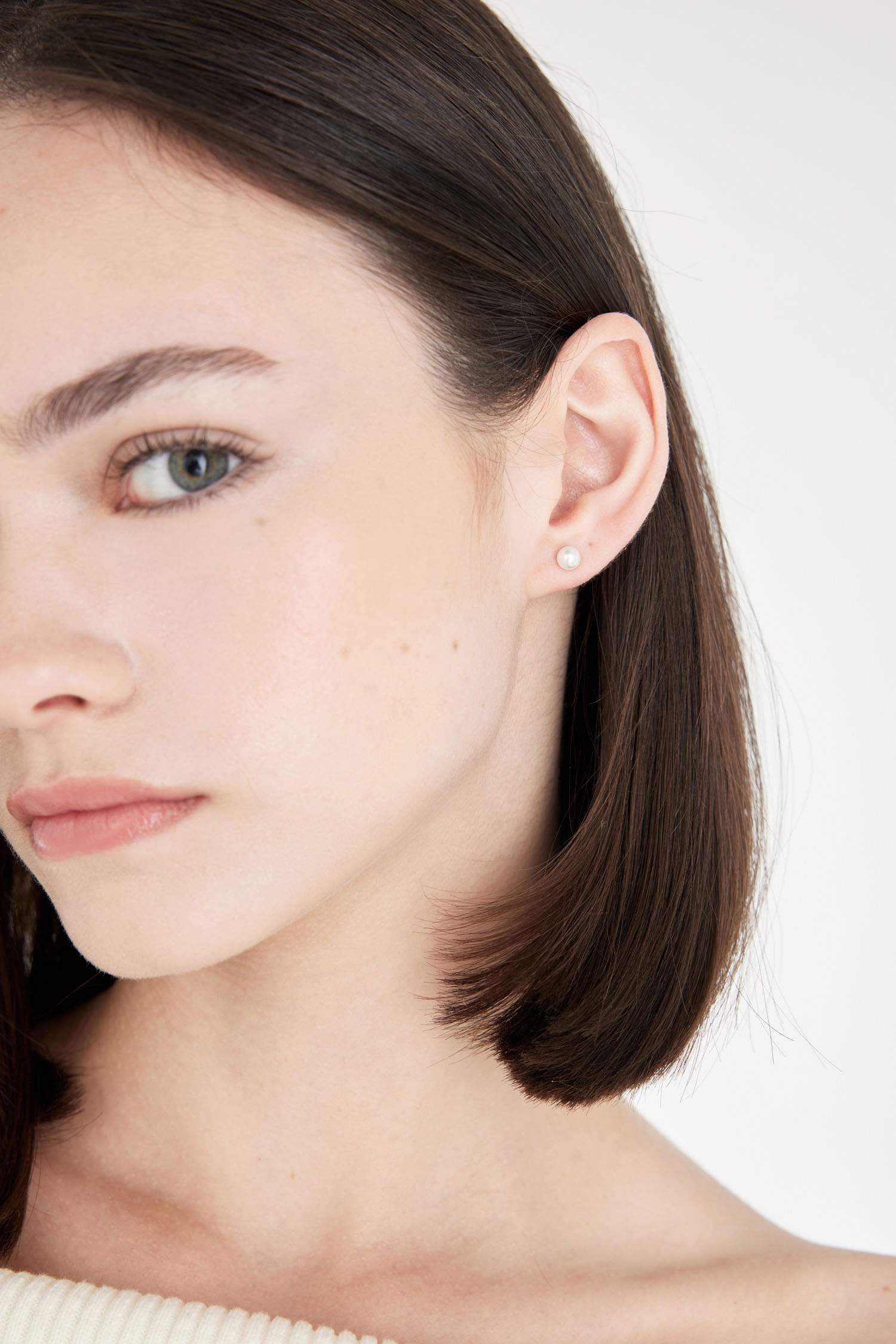 Kadın 3'lü Gold Küpe