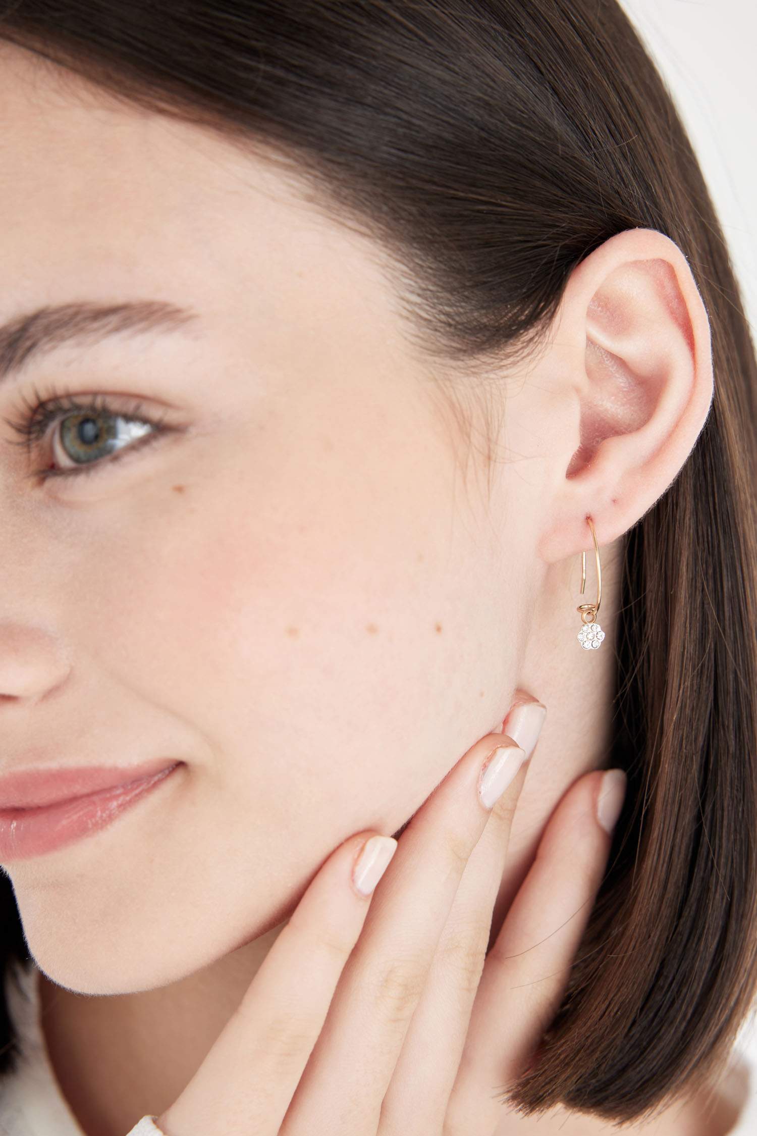 Woman 12 Piece Gold Earrings