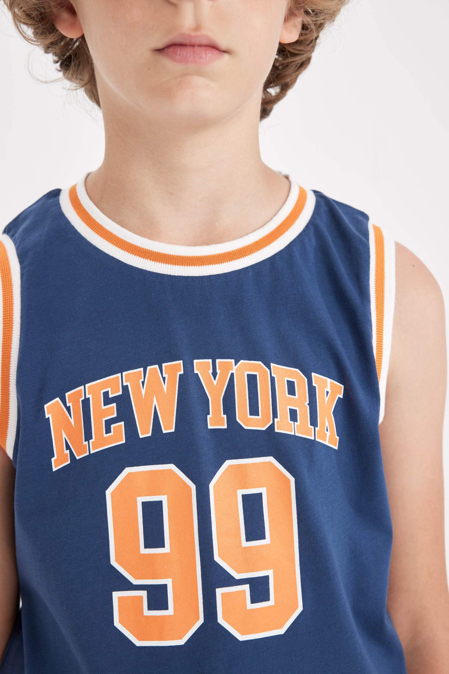 Erkek Çocuk 2'li Takım Baskılı Atlet Üst Beli Lastikli Şort Alt