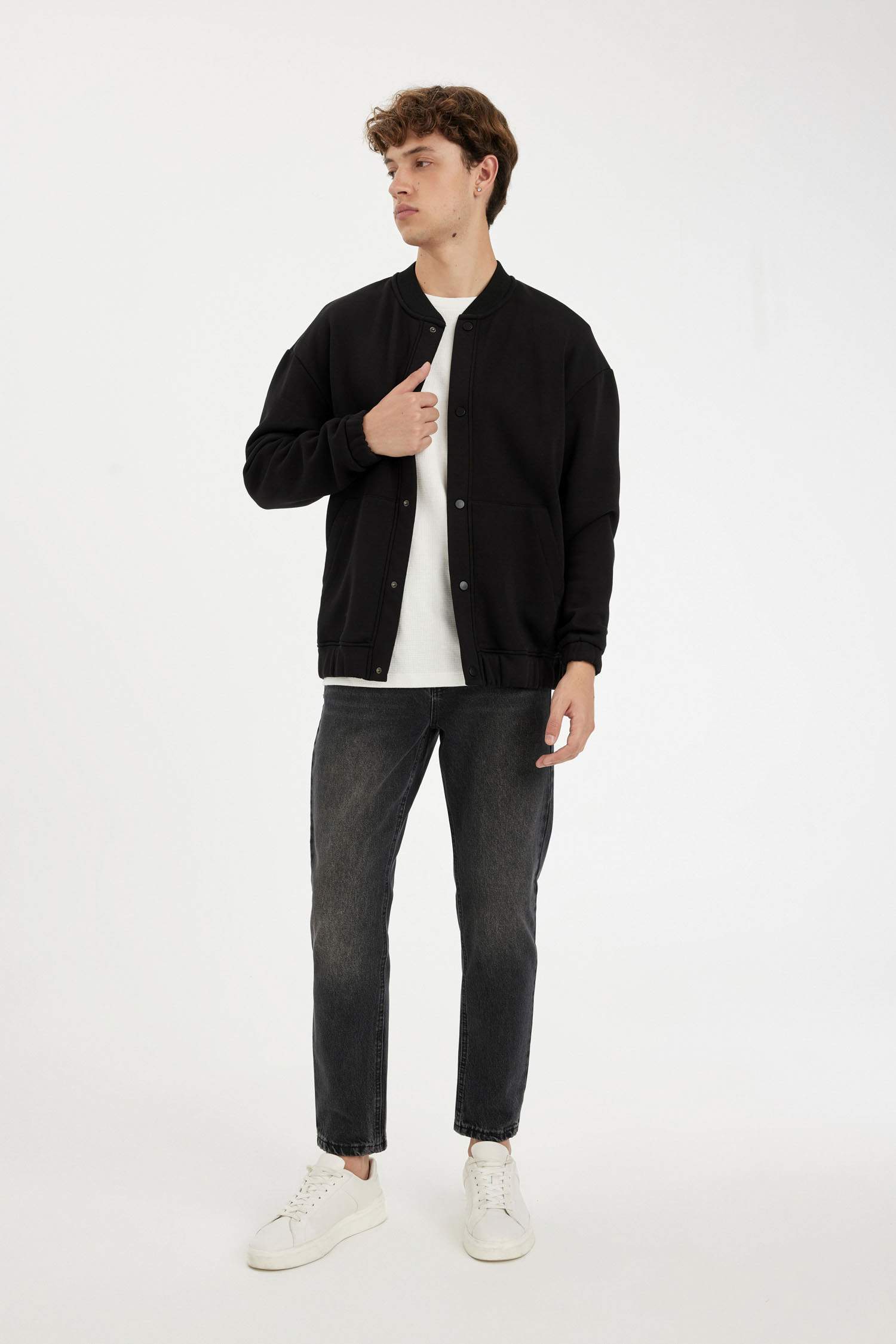 бокси фит бомбер Кардиган