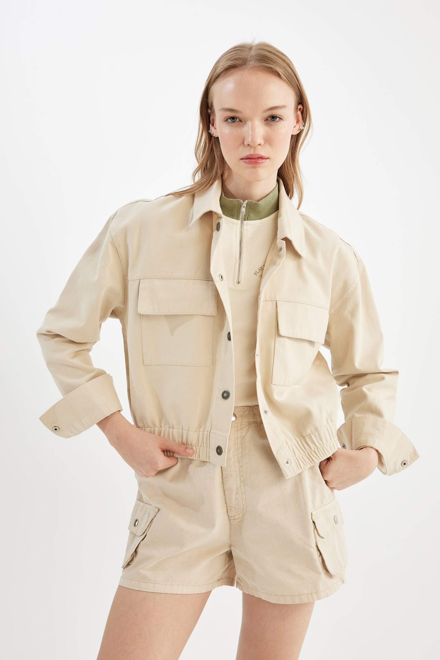 Рубашка оверсайз из габрдина, Coool