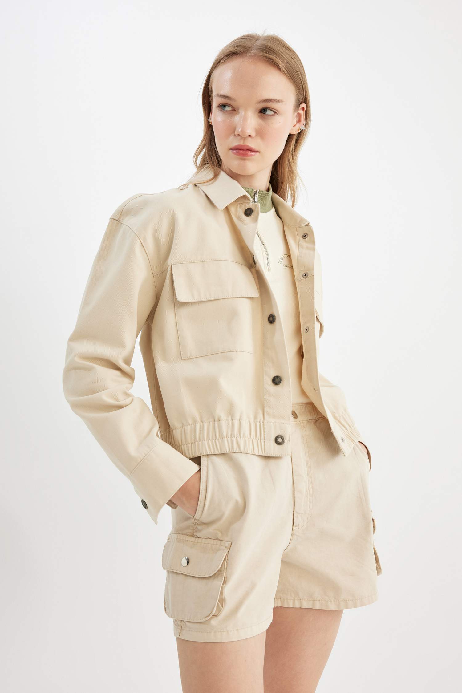 Рубашка оверсайз из габрдина, Coool