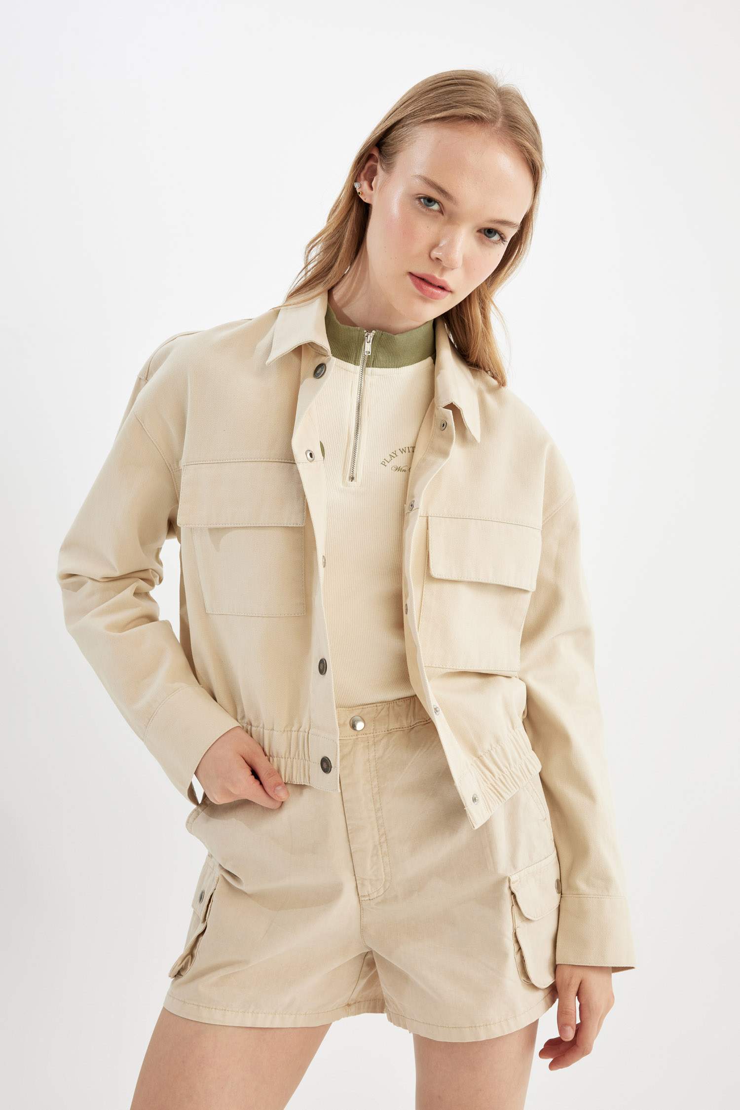 Рубашка оверсайз из габрдина, Coool