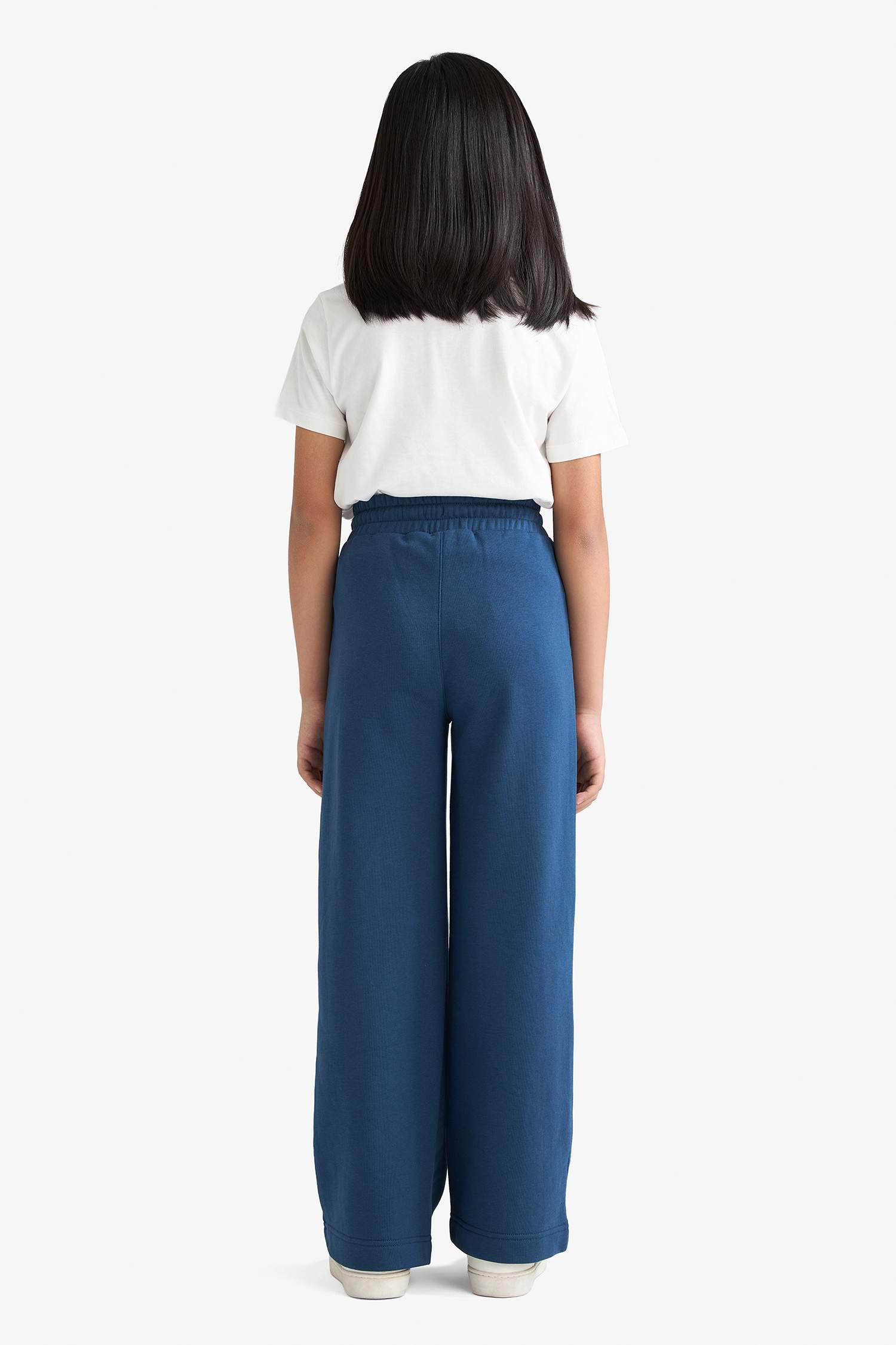 Girl Wide Leg Elastic Waist Sweatpants