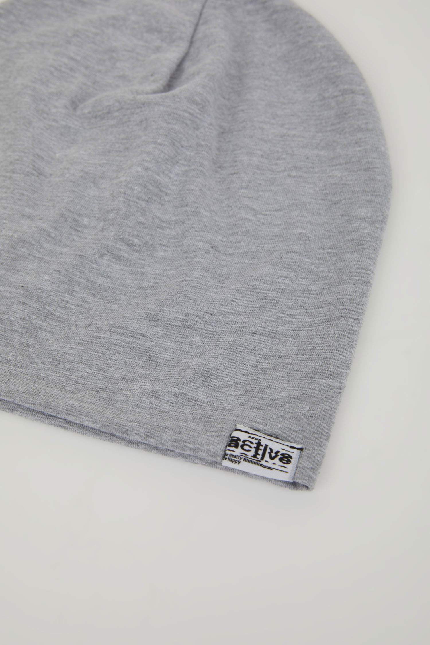 Erkek Etiket Baskılı Penye Bere