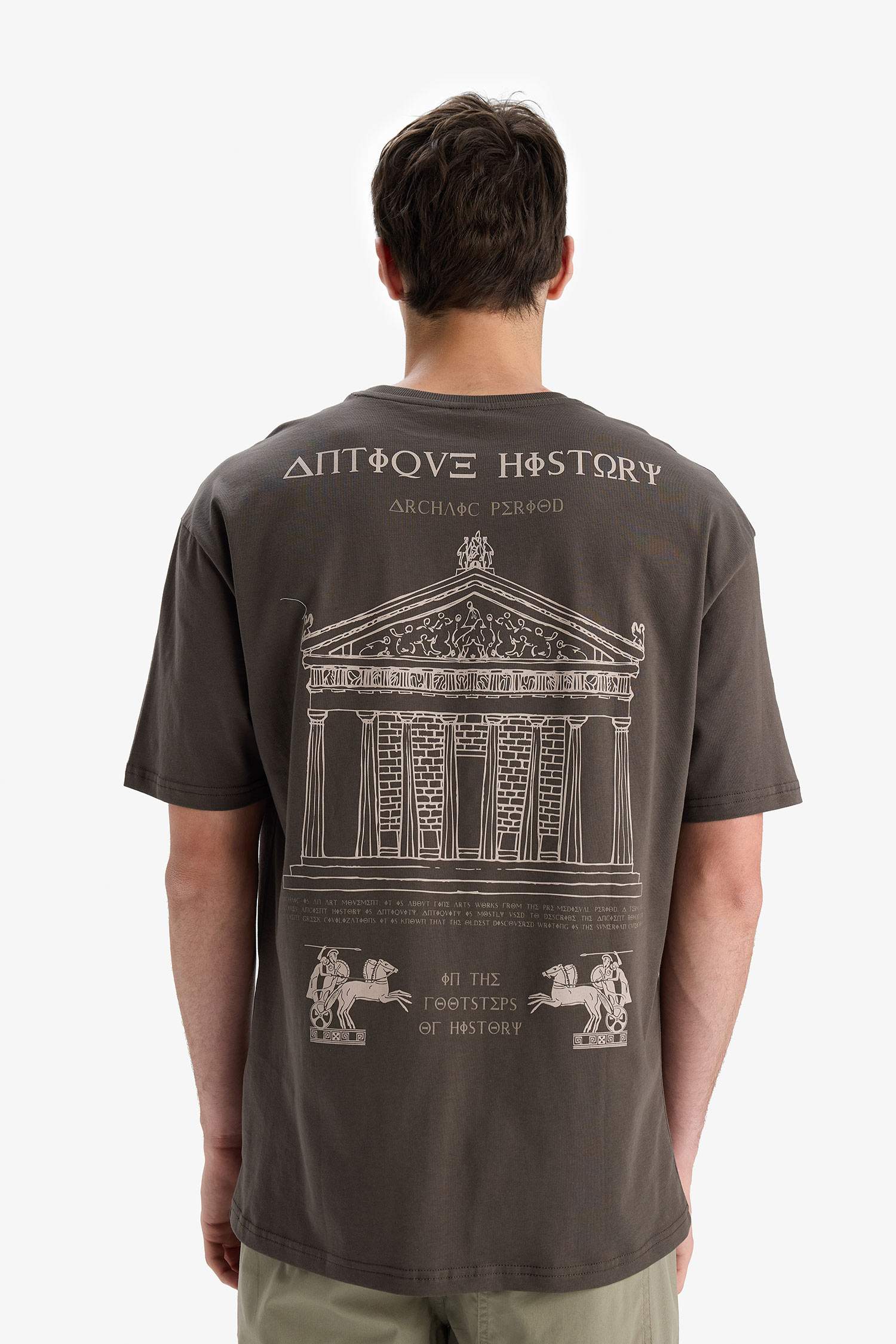 Oversize Fit Crew Neck Short Sleeve T-Shirt