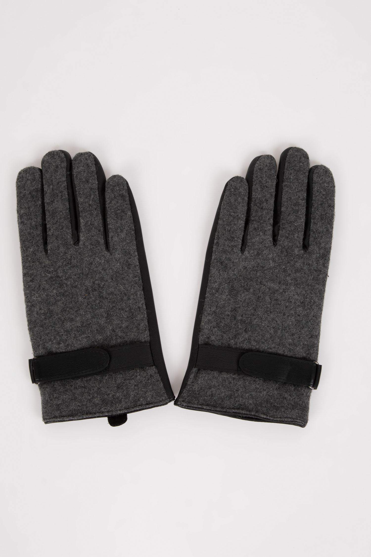 Перчатки из искусственной кожи для мужчин