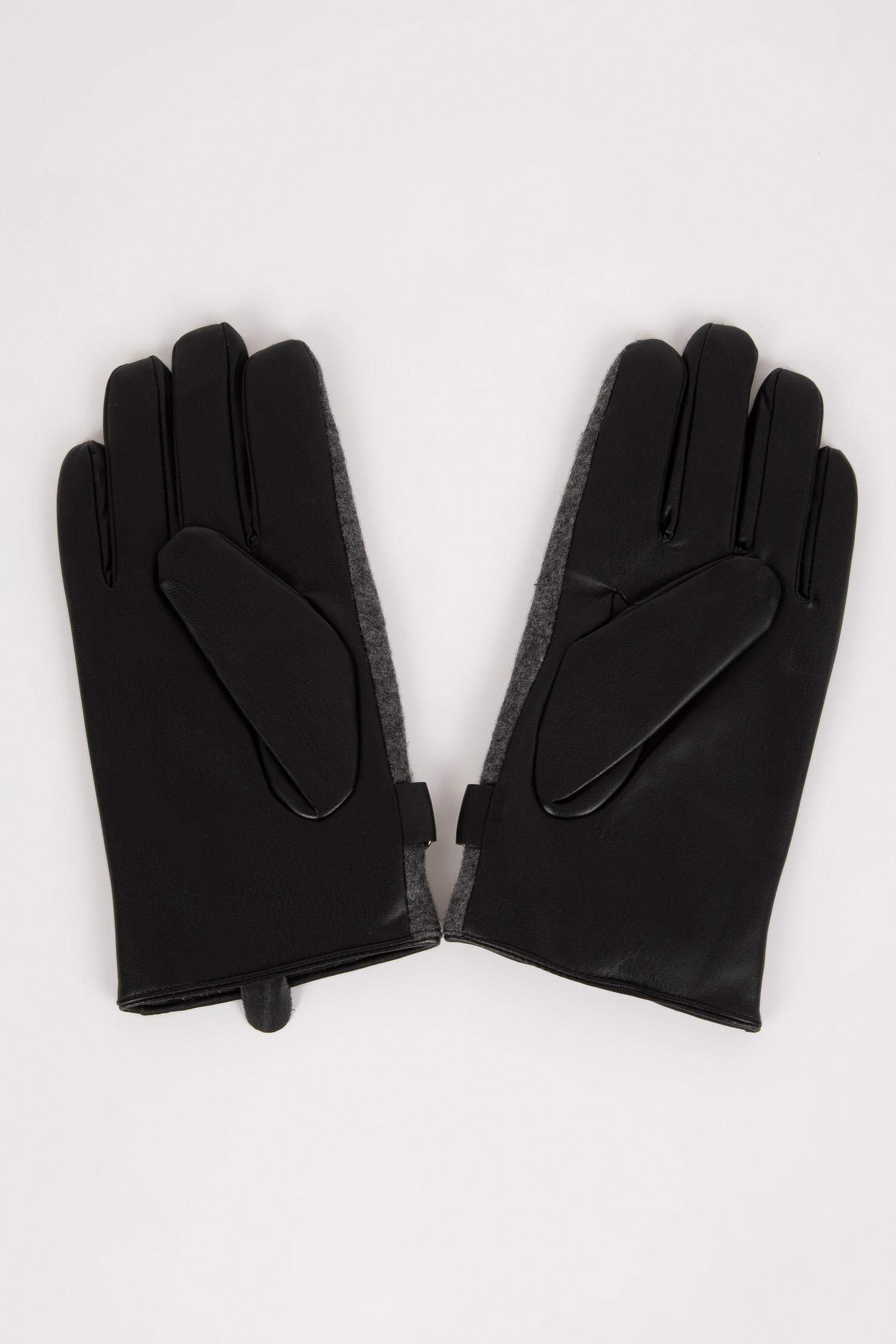 Перчатки из искусственной кожи для мужчин