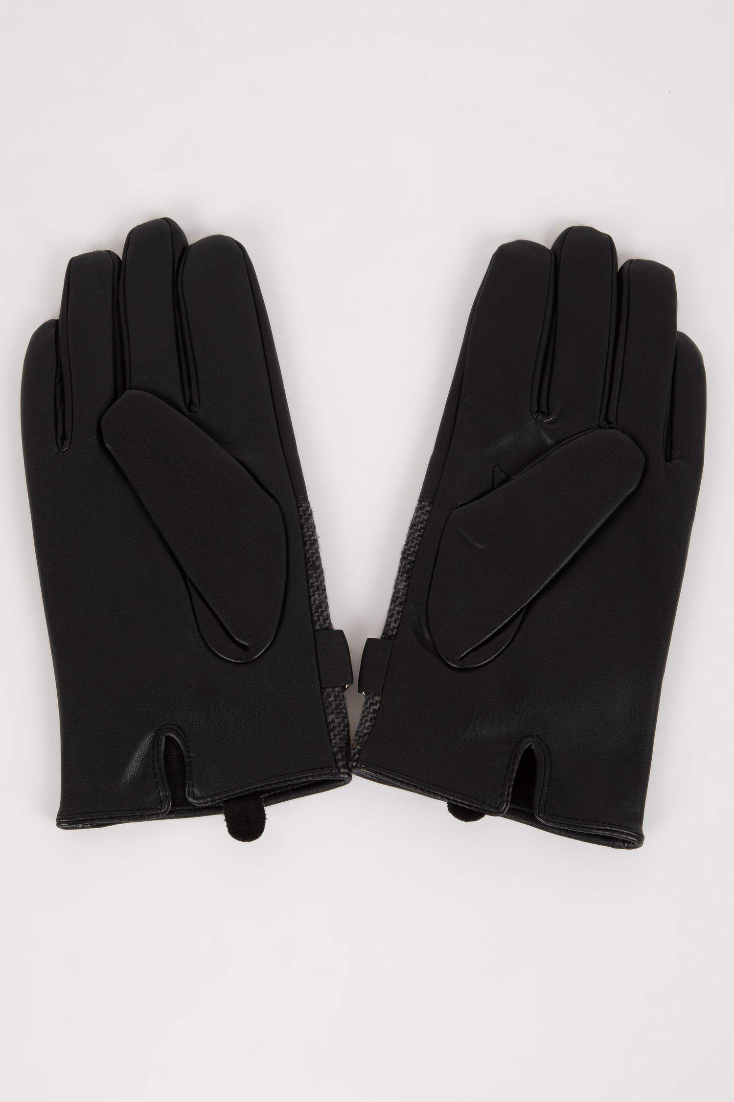 Перчатки из искусственной кожи для мужчин