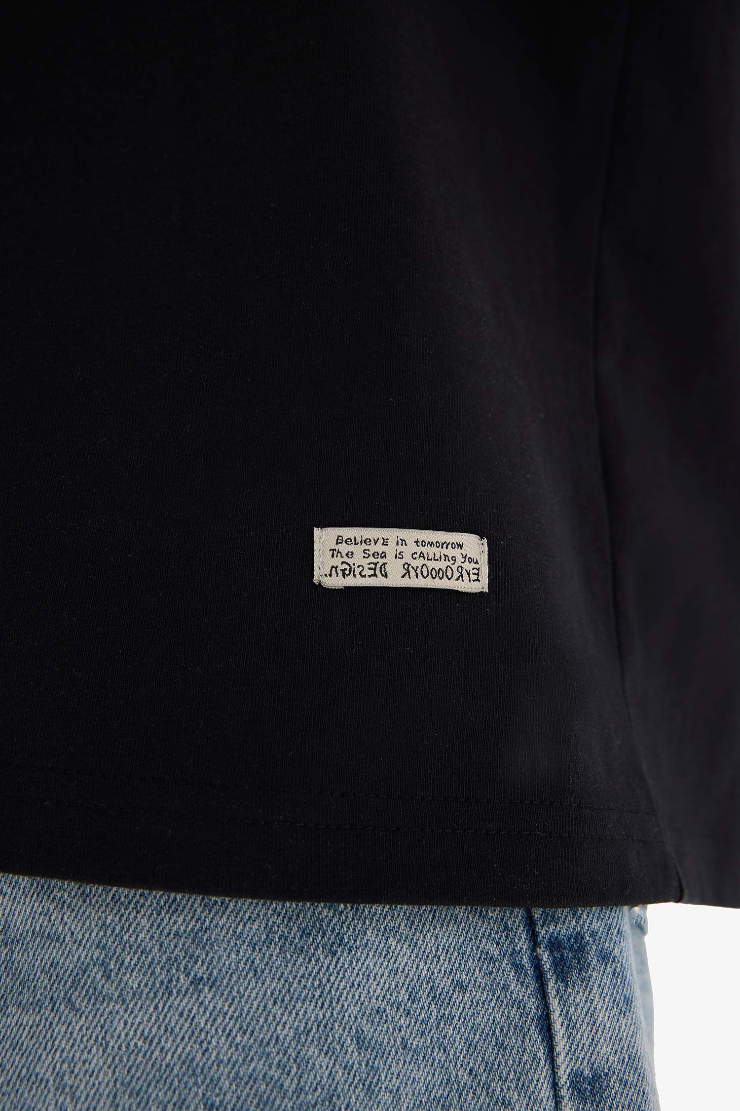 %100 Pamuk Boxy Fit Bisiklet Yaka Basic Düz Atlet