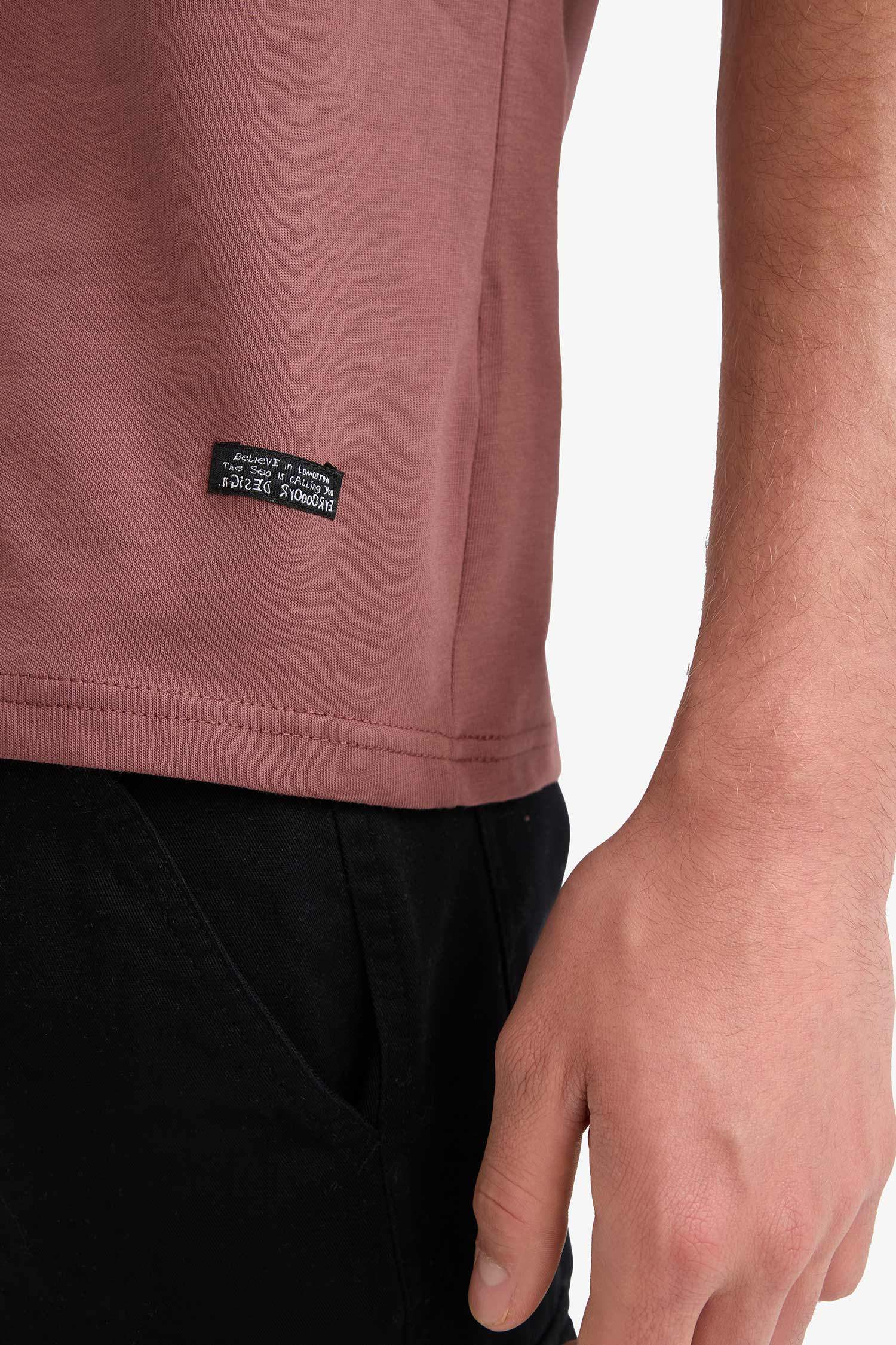 %100 Pamuk Boxy Fit Bisiklet Yaka Basic Düz Atlet