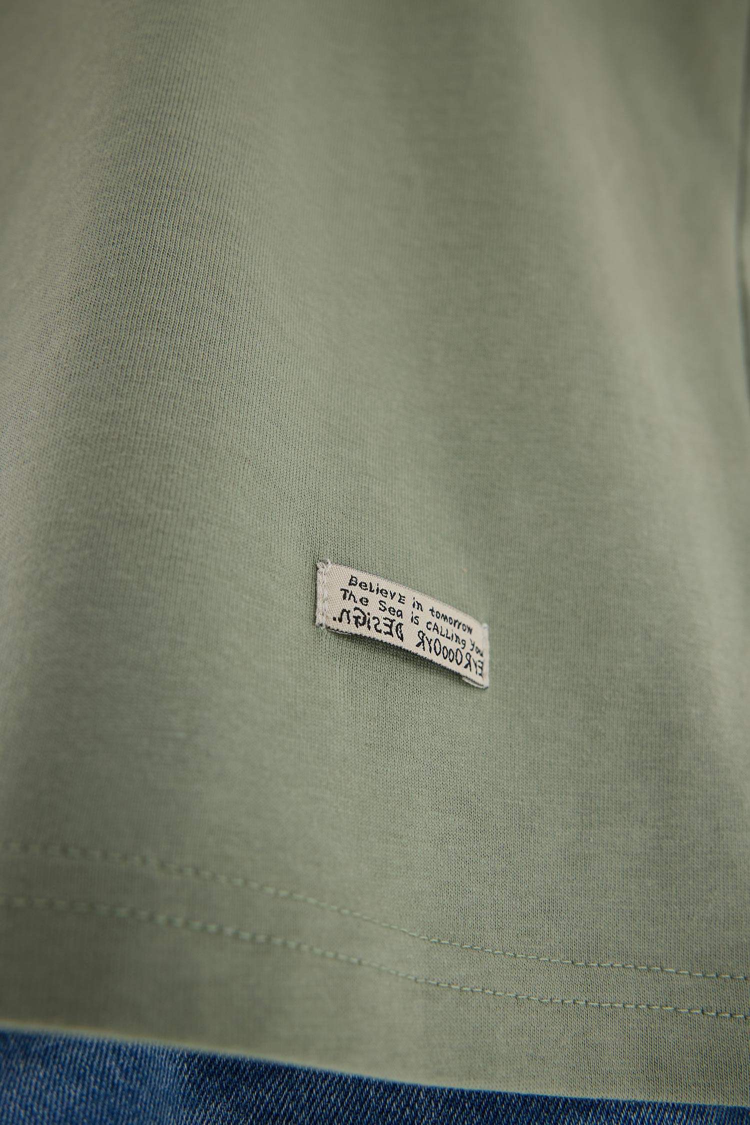 %100 Pamuk Boxy Fit Bisiklet Yaka Basic Düz Atlet