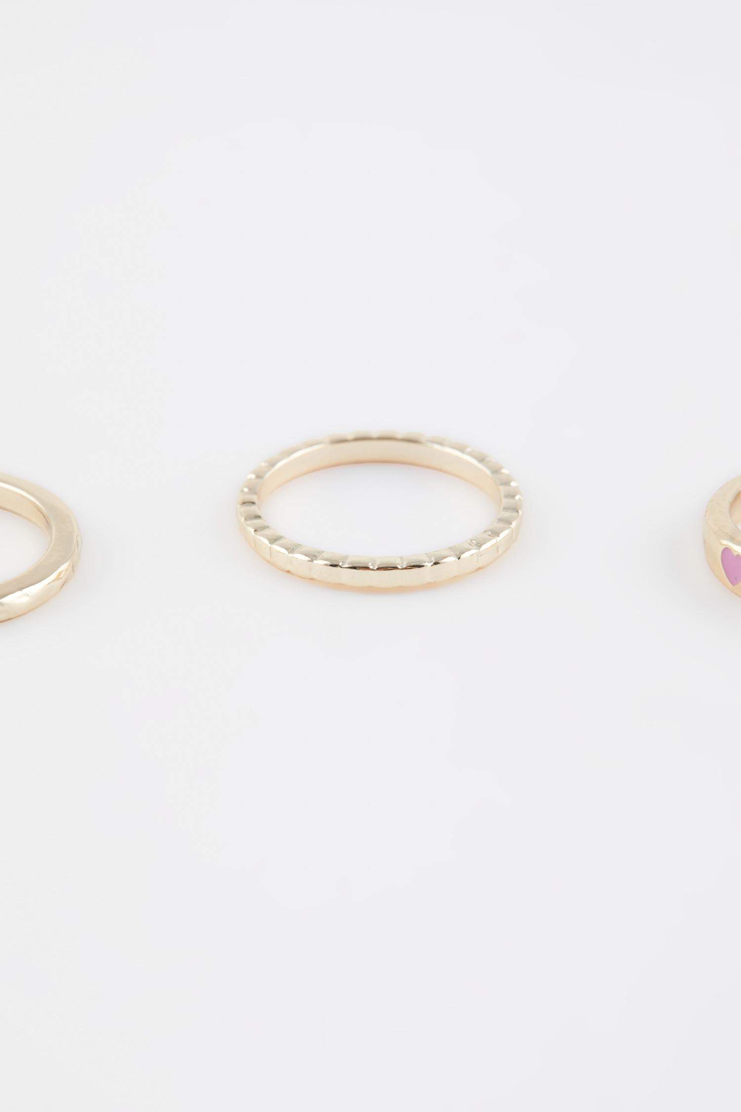 Kadın 3'lü Gold Yüzük