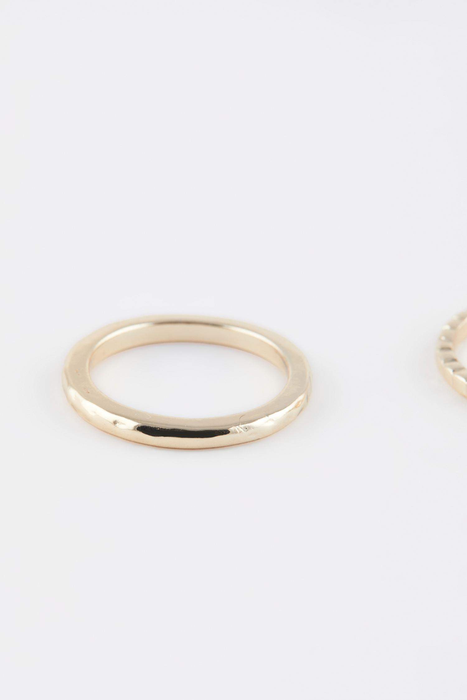 Kadın 3'lü Gold Yüzük