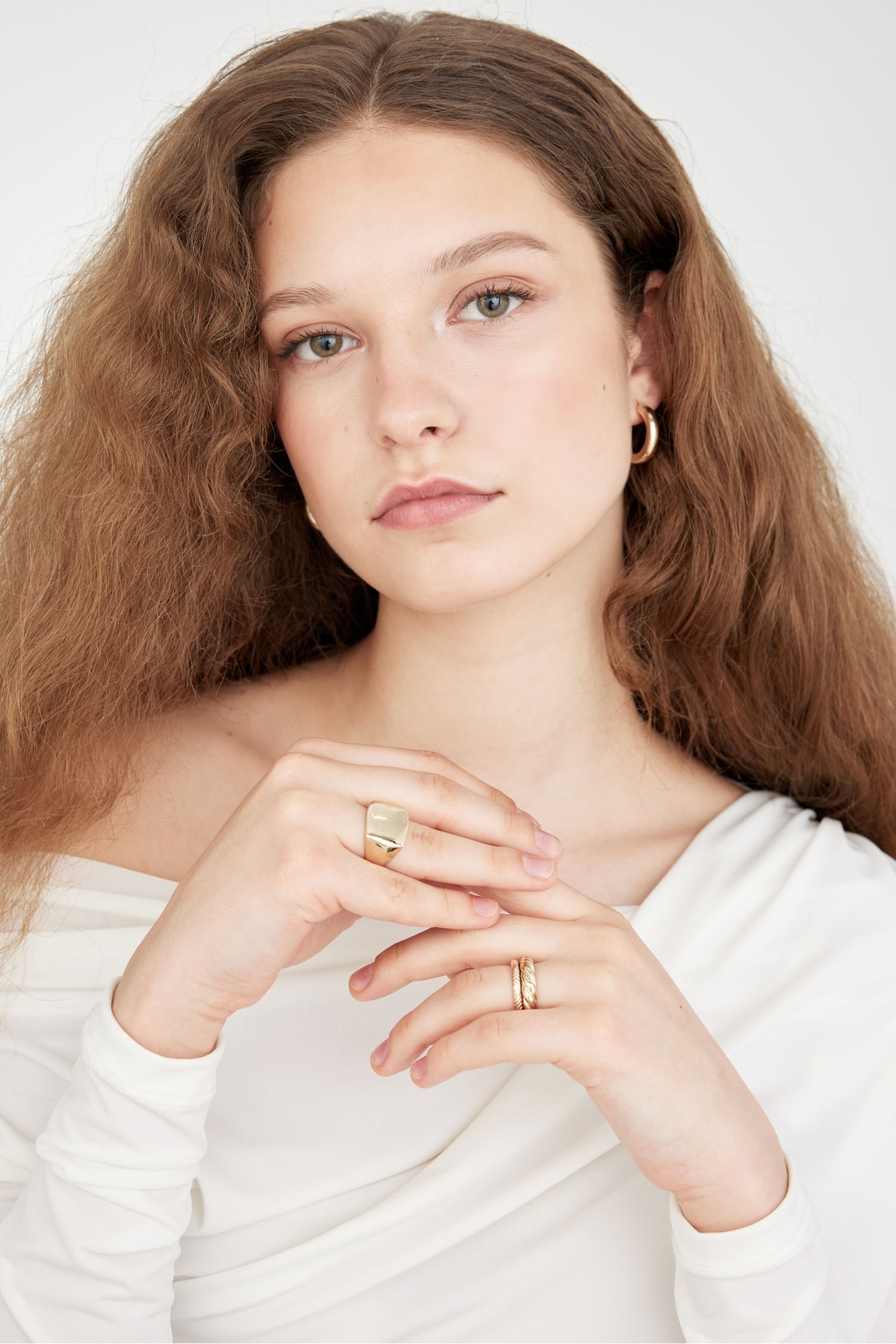 Kadın 3'lü Gold Yüzük