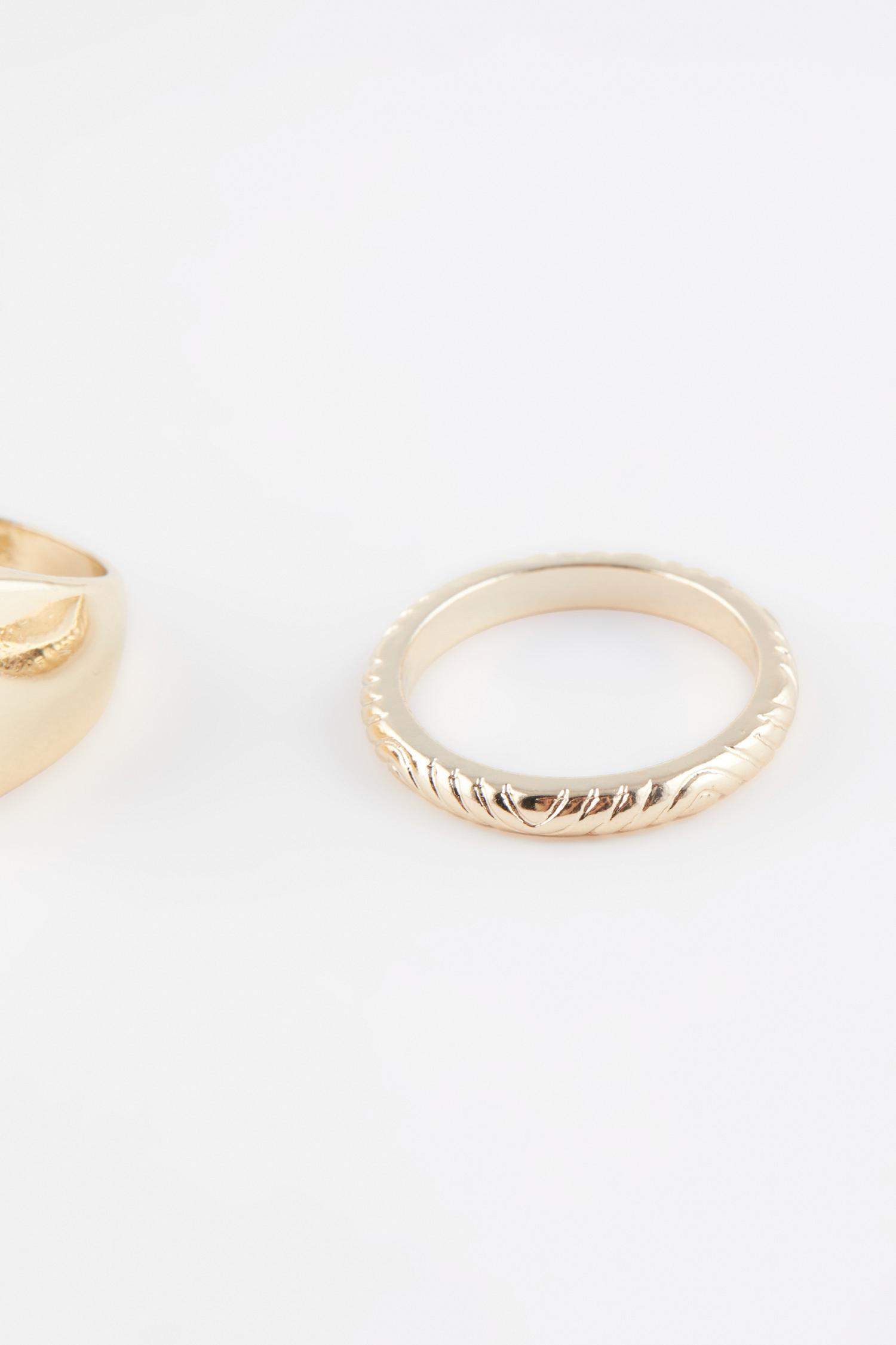 Kadın 3'lü Gold Yüzük