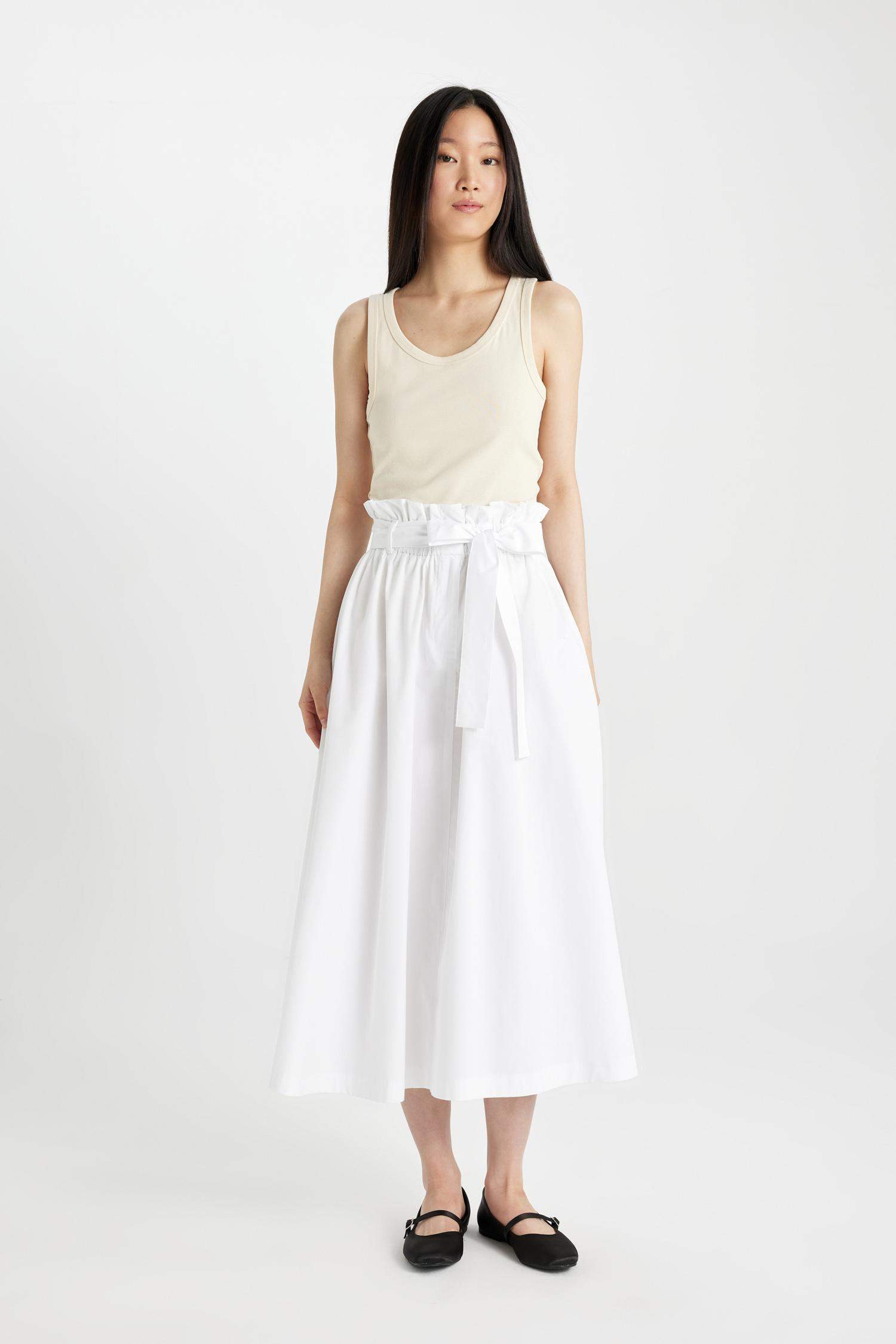 Юбка миди А-силуэта