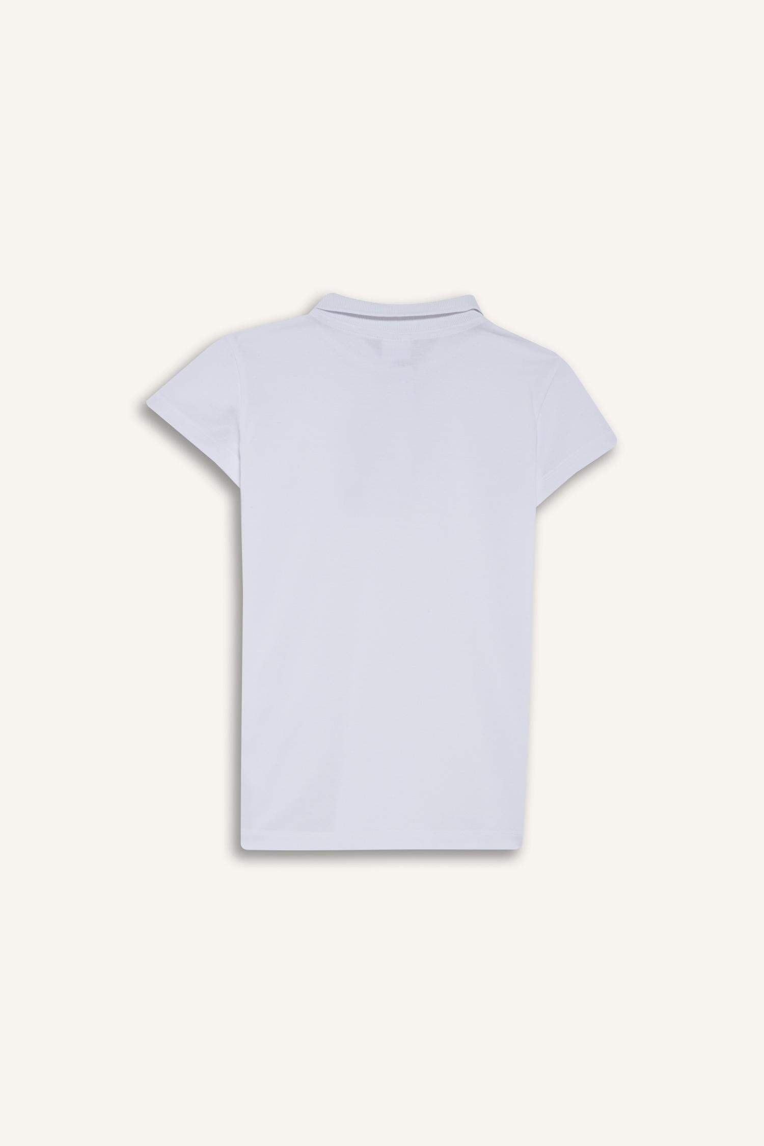 تيشيرت بولو كم طويل بيكة بيزك قصة عادية بياقة بولو من قطعتين