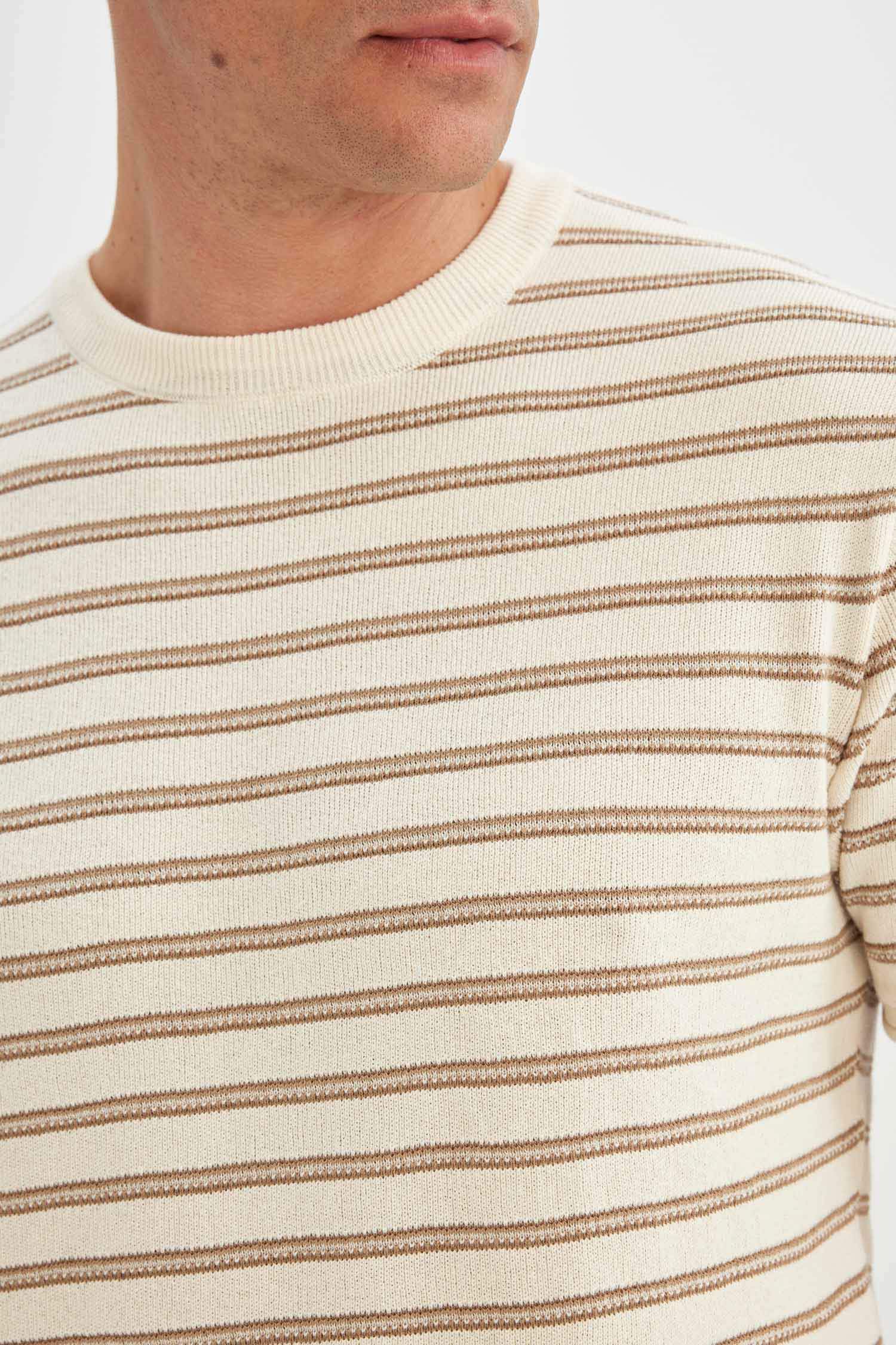 Relax Fit Striped Short Sleeve T-Shirt