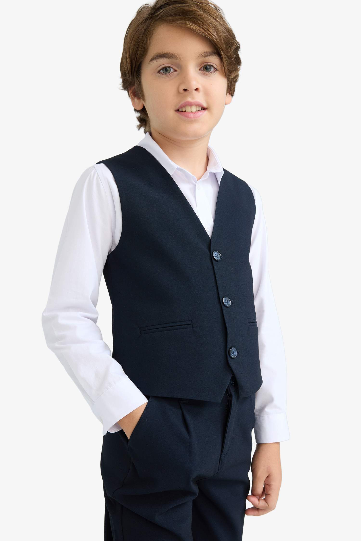 Erkek Çocuk V Yaka Yelek