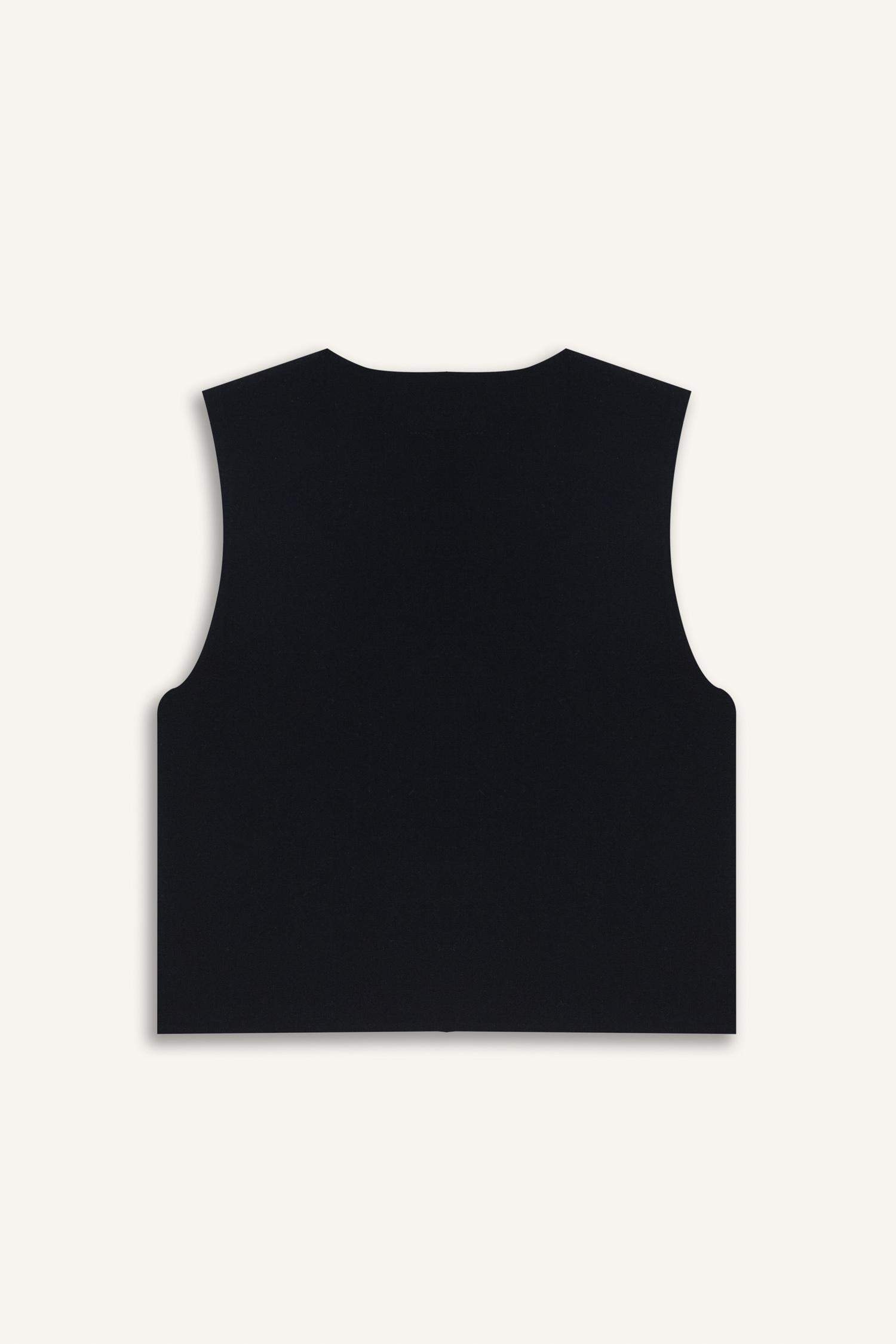 Мальчик, жилет с V-образным вырезом