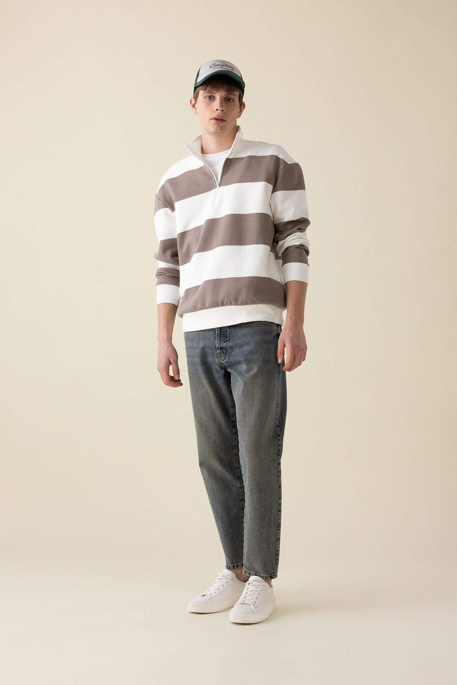 %100 Pamuk 90's Slim Fit Dar Kalıp Yüksek Bel Dar Paça Jean Pantolon